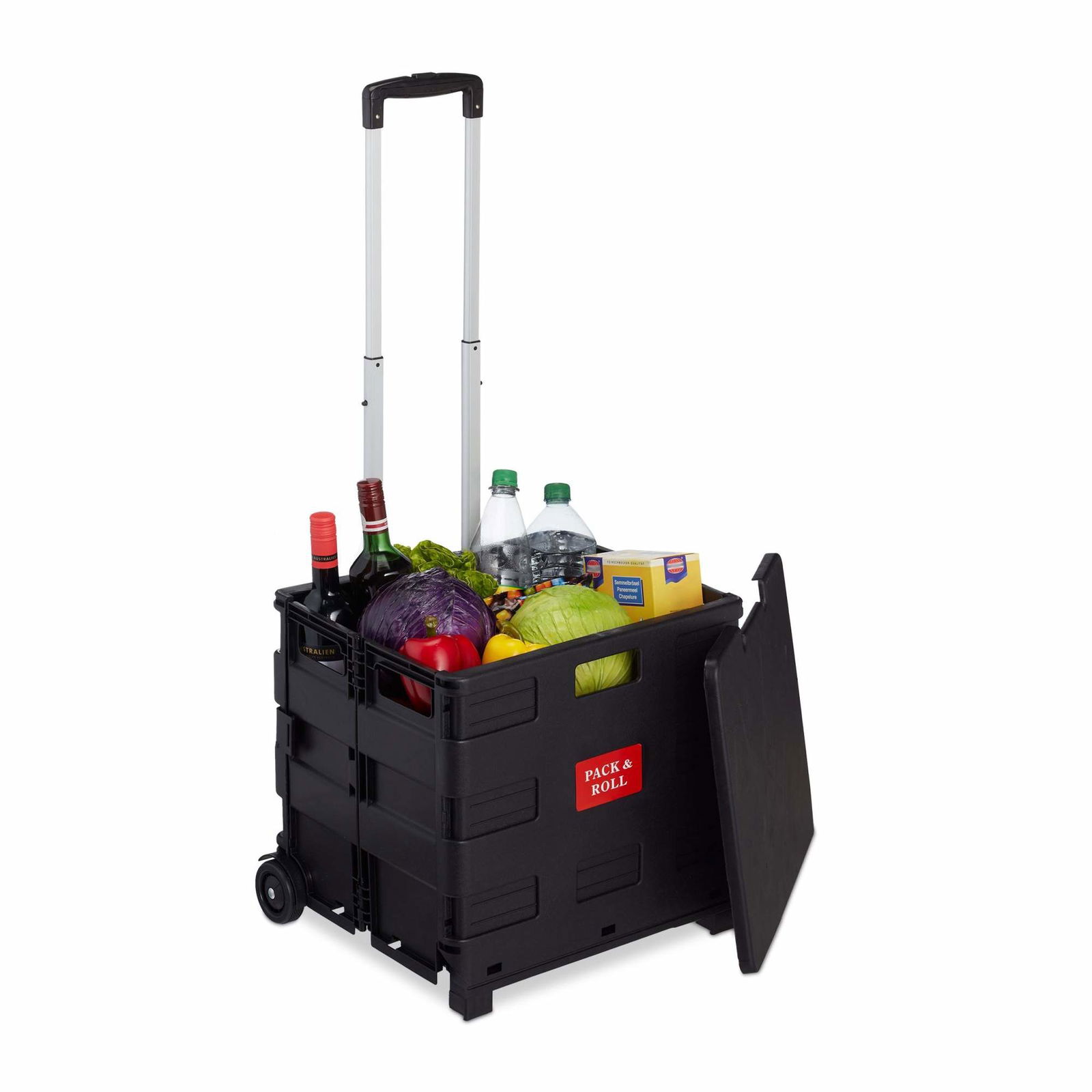 Sammenklappelig indkøbsvogn