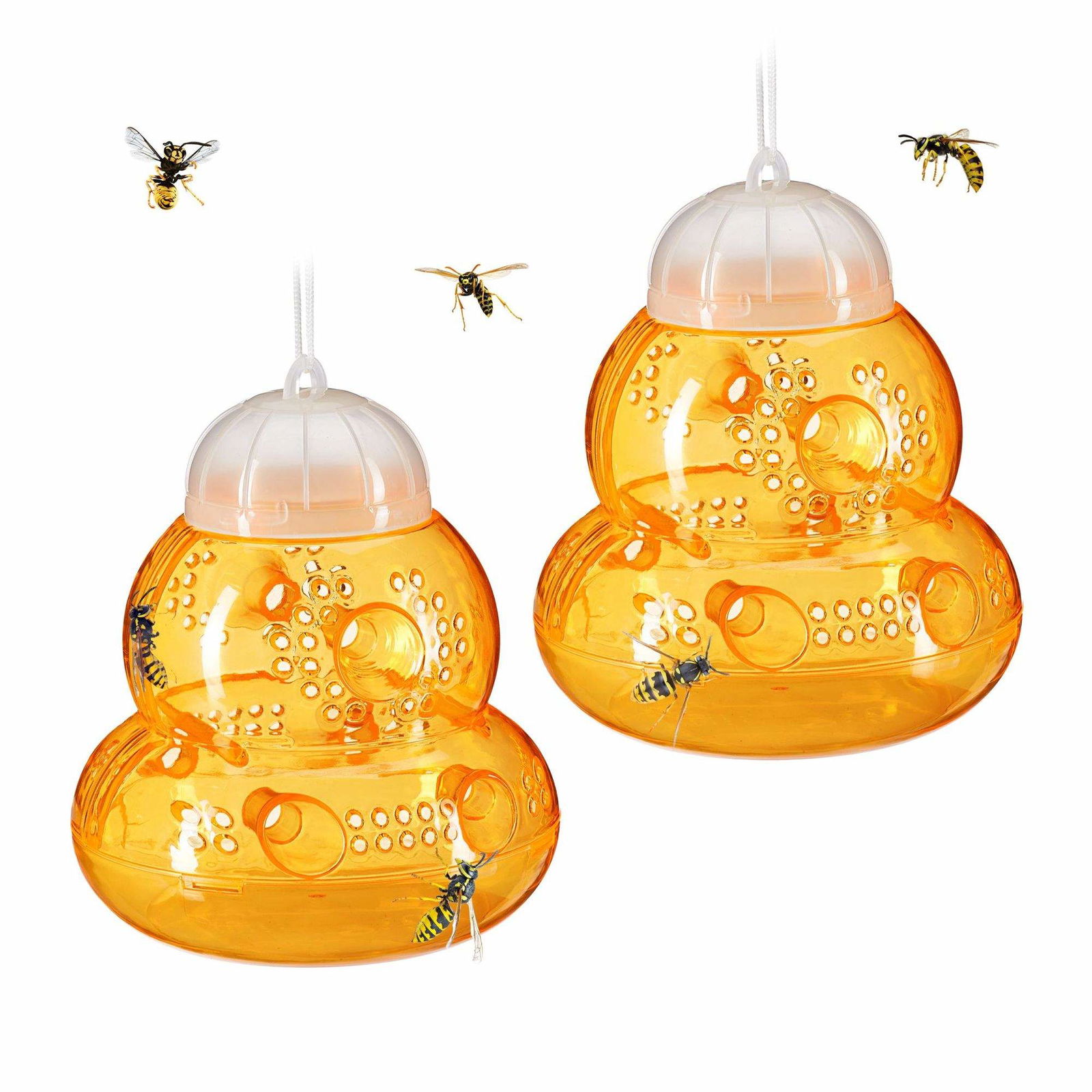 Hvepsefælde Orange 2x Sæt