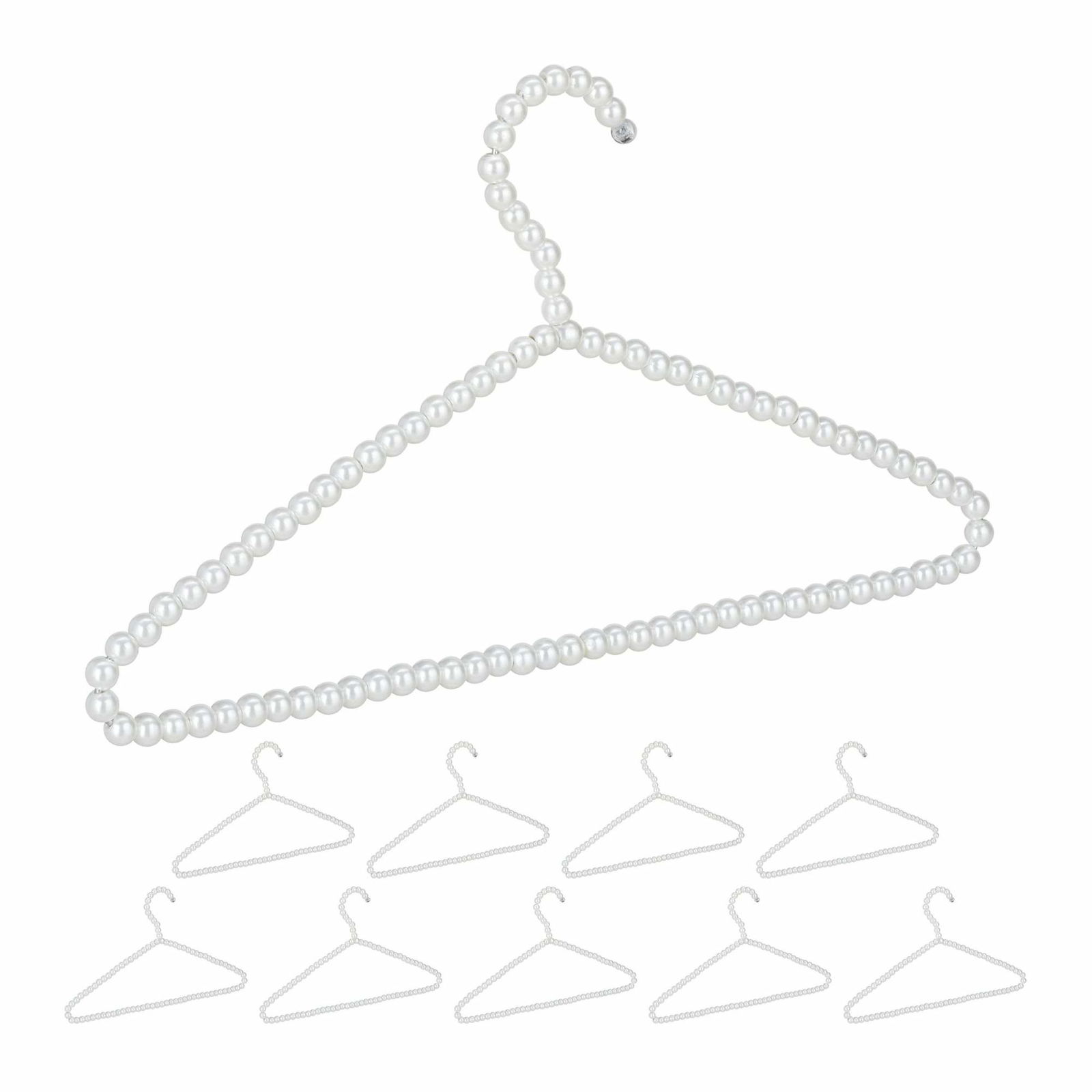 10x Set Perle klädhängare | Mode & Accessoarer - Kläder - Klänningar | Pryloteket