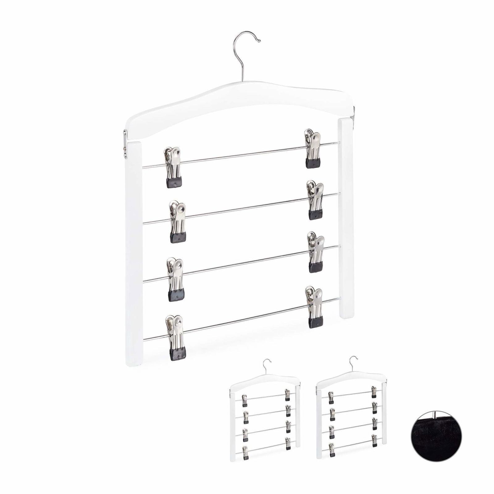 Set med 3 Multi kjolhängare | Mode & Accessoarer - Kläder | Pryloteket