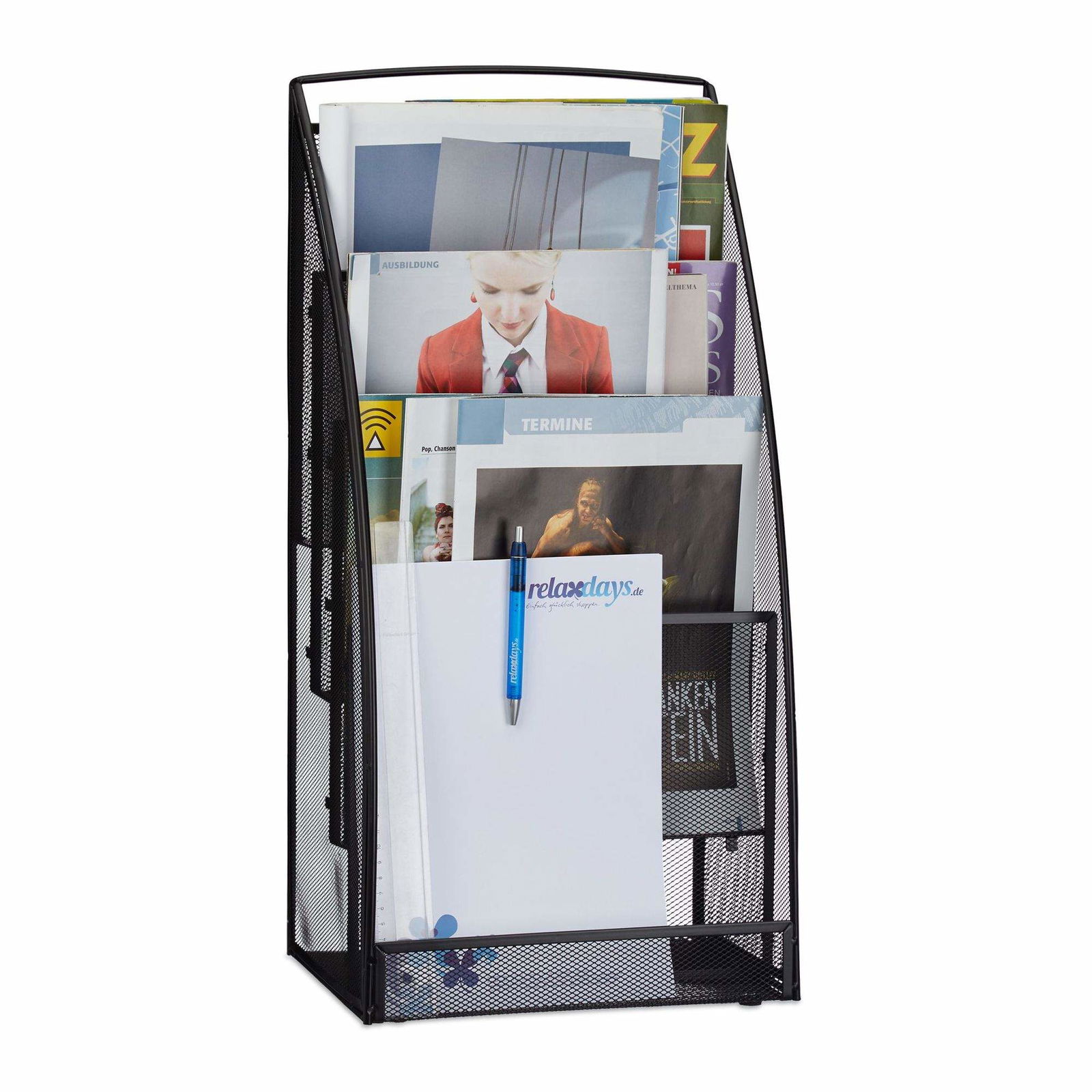 Metal Mesh tidningsställ | Hem & Hobby | Pryloteket