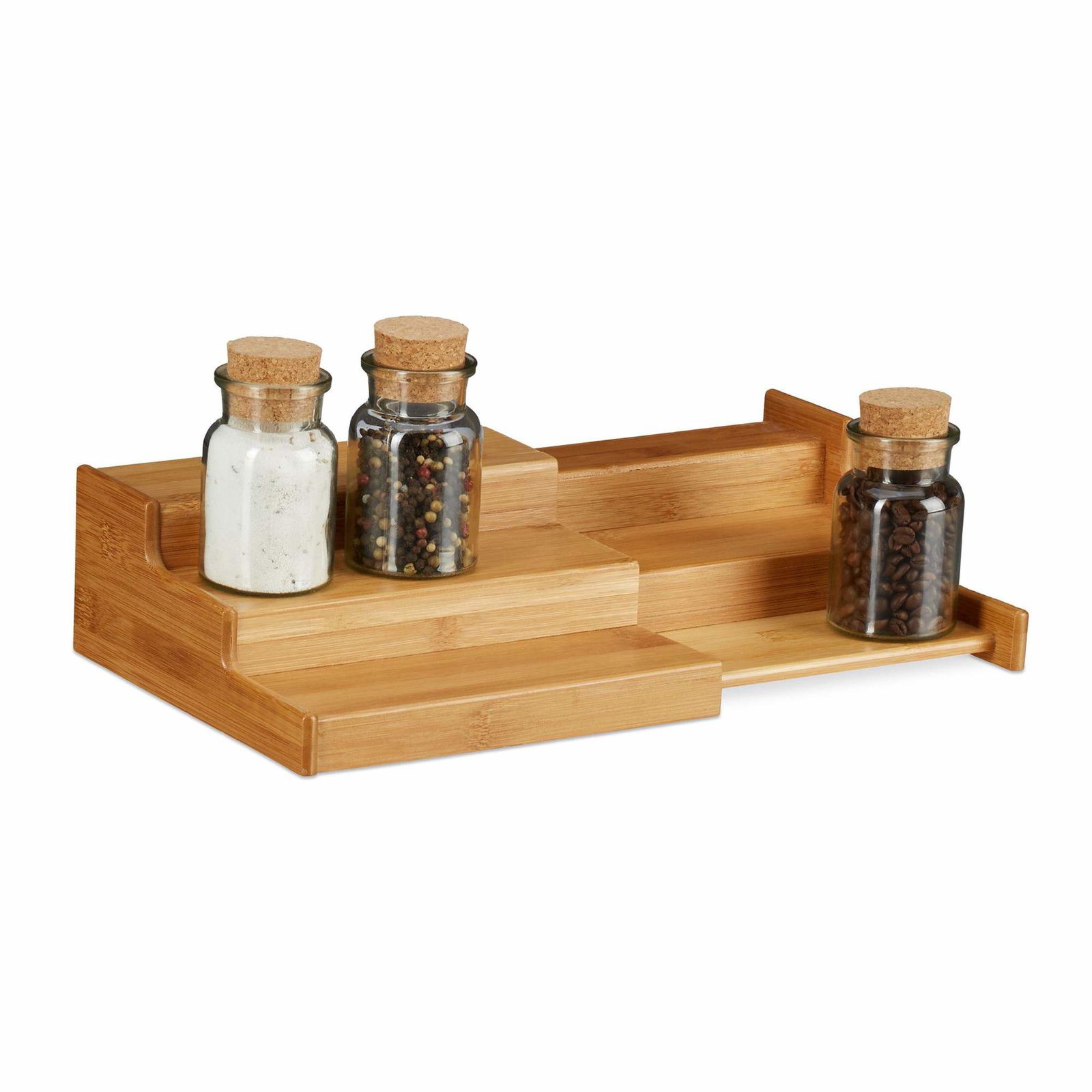 Udtrækkelig 3-lags krydderihylde