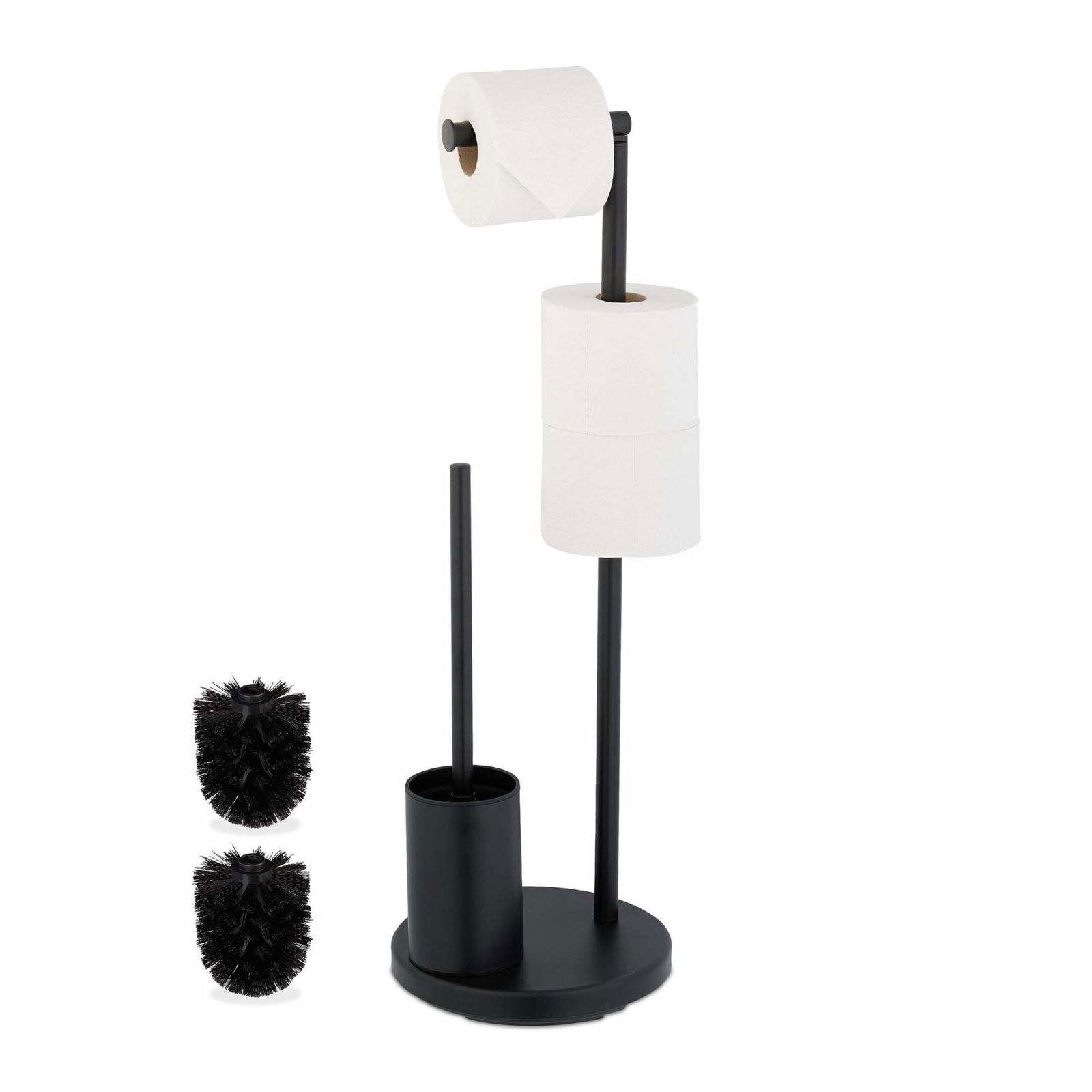 Toiletsæt med papirholder