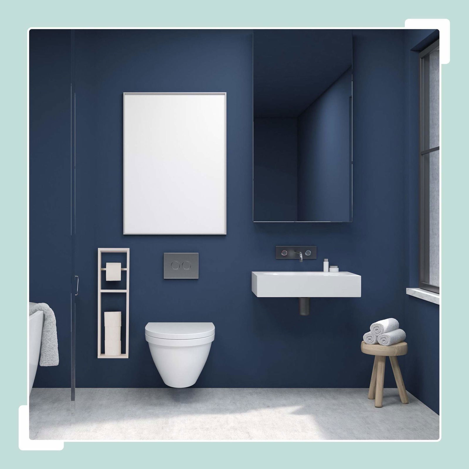 Toiletpapirholder hvid vintage