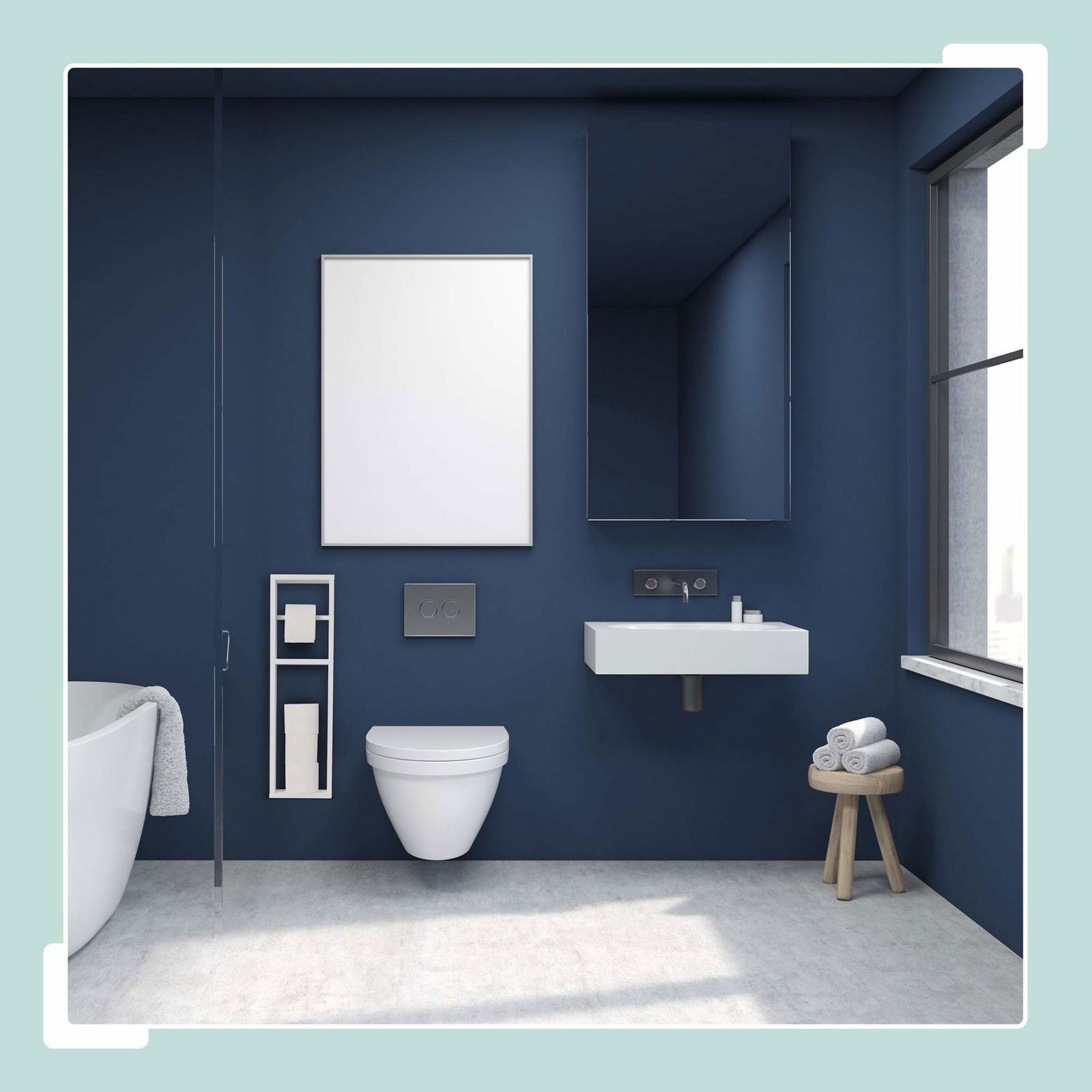 Toiletpapirholder hvid