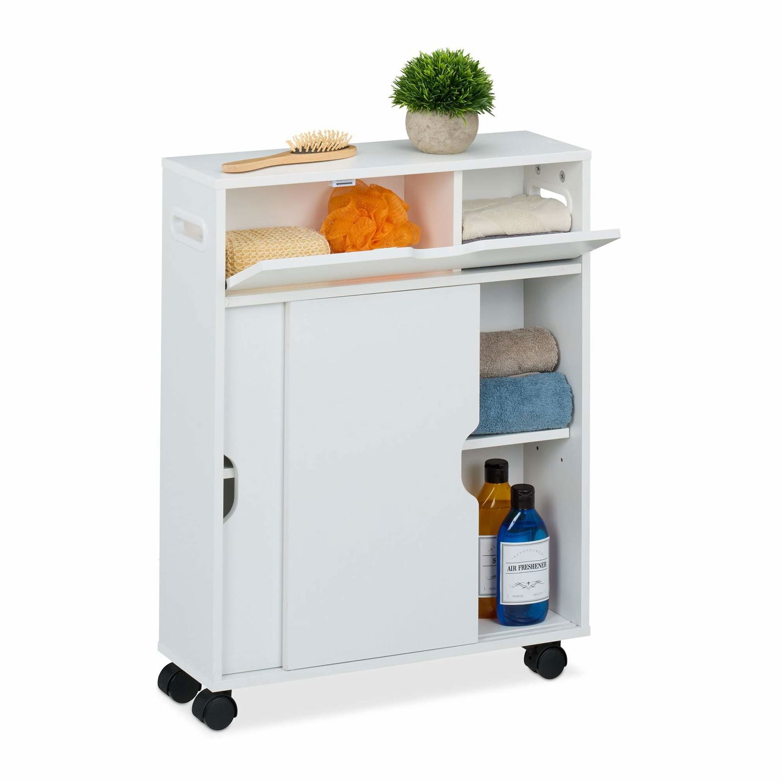 Nichevogn med skydelåger