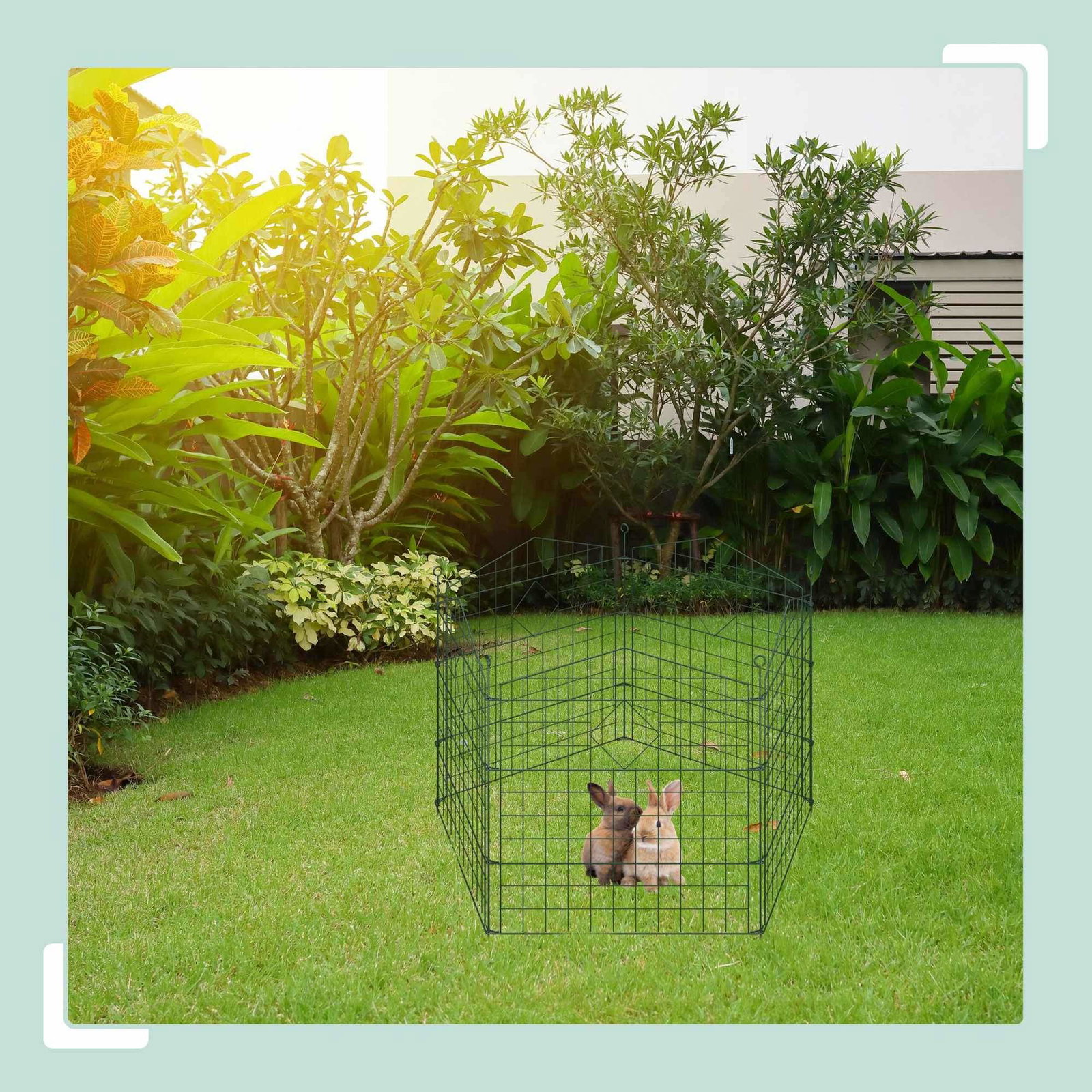 Trädgårdsstaket med valv, 5 delar | Hem & Hobby - Husdjur | Pryloteket