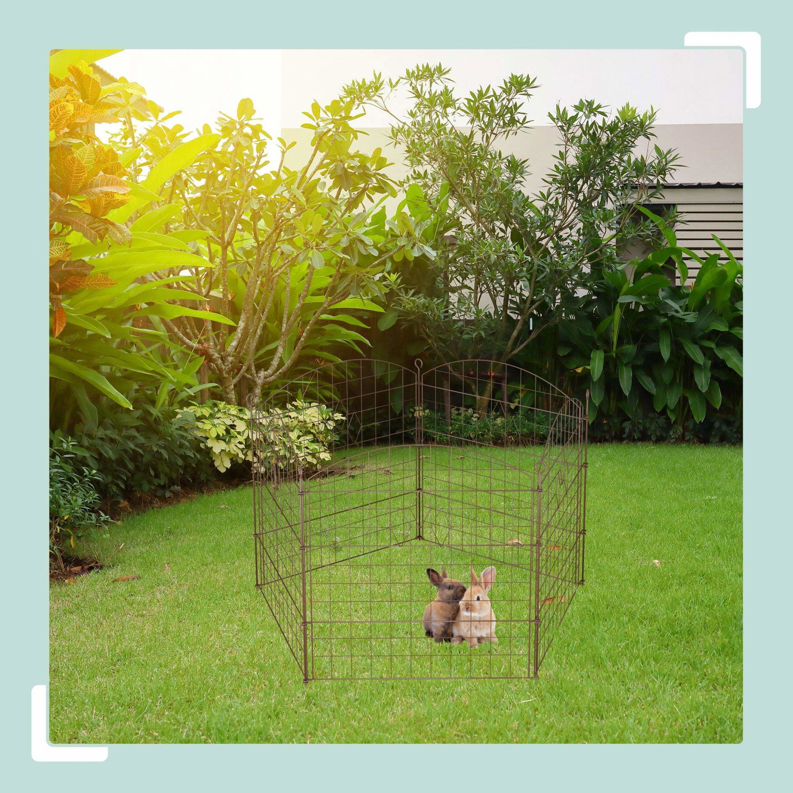 Dammstaket med 5 st stängsel | Hem & Hobby - Husdjur | Pryloteket