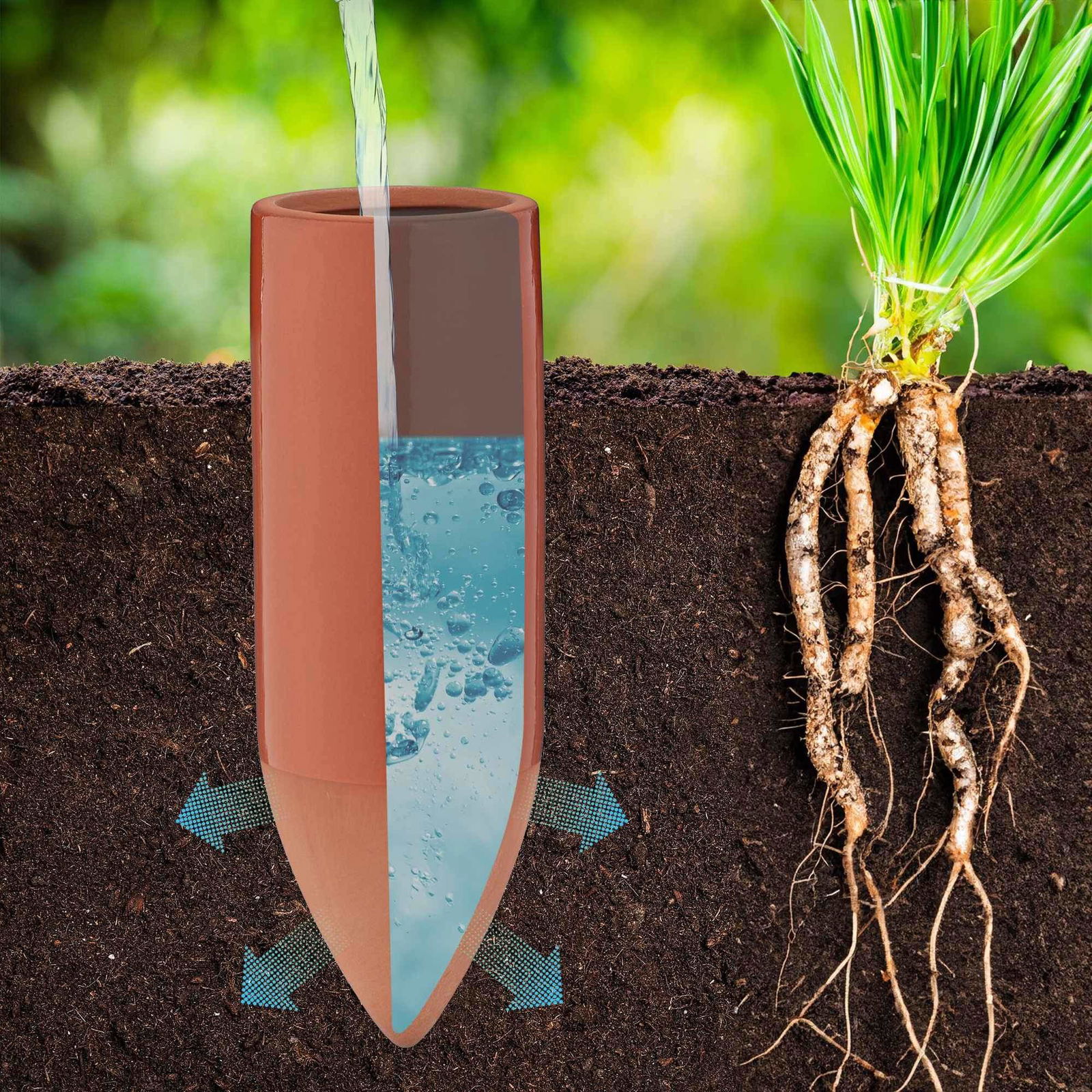 Tonkegel med låg i 3-pak