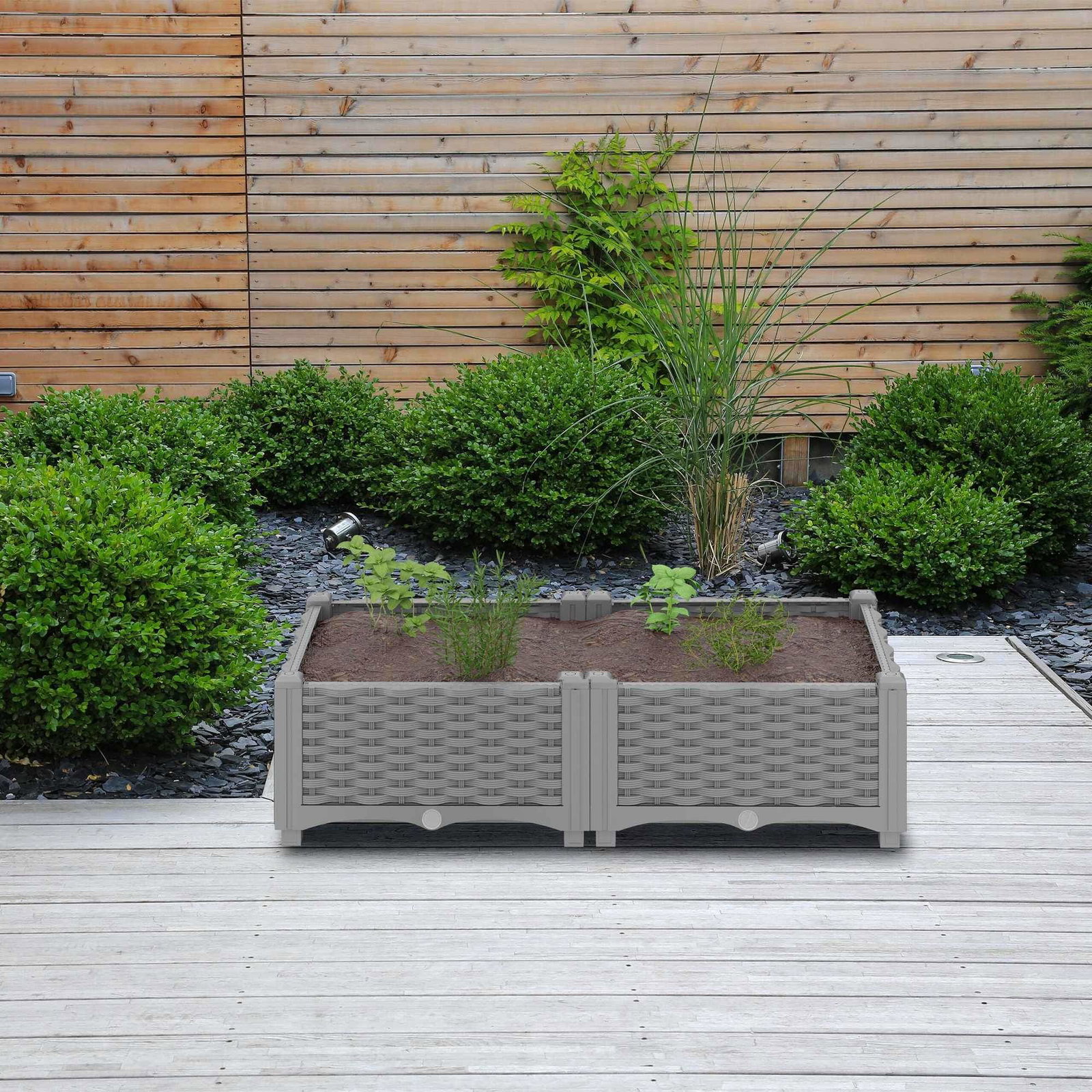 Planteringslåda i rottinglook | Hem & Hobby - Hem & Hushåll - Balkong | Pryloteket
