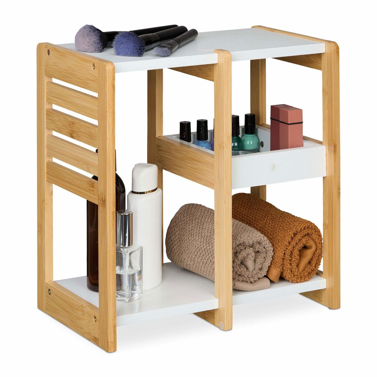 Badeværelseshylde bambus 3 hylder