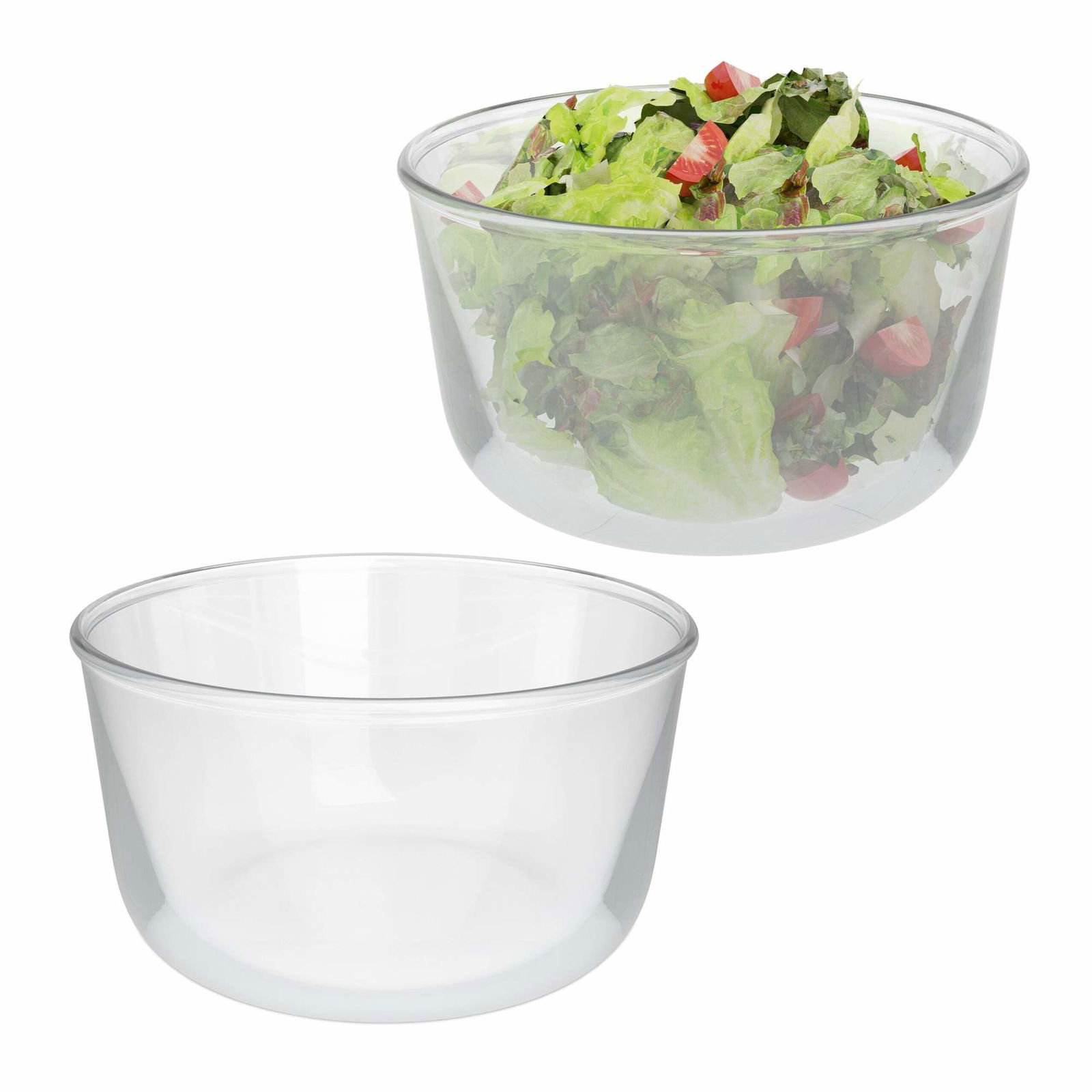 Glas salatskåle 2-pak