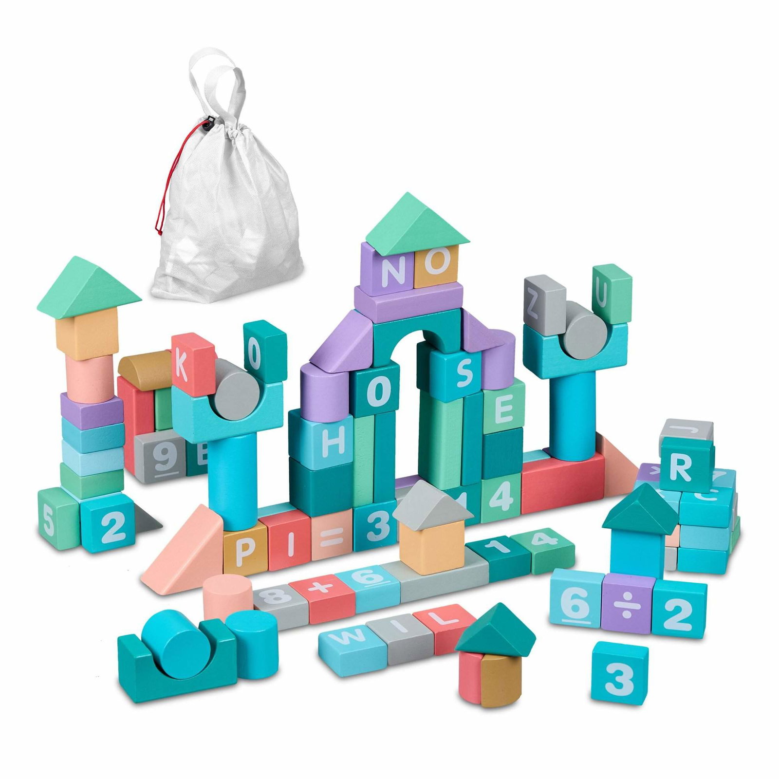 Färgglada byggstenar i set | Leksaker & Spel - Leksaker | Pryloteket