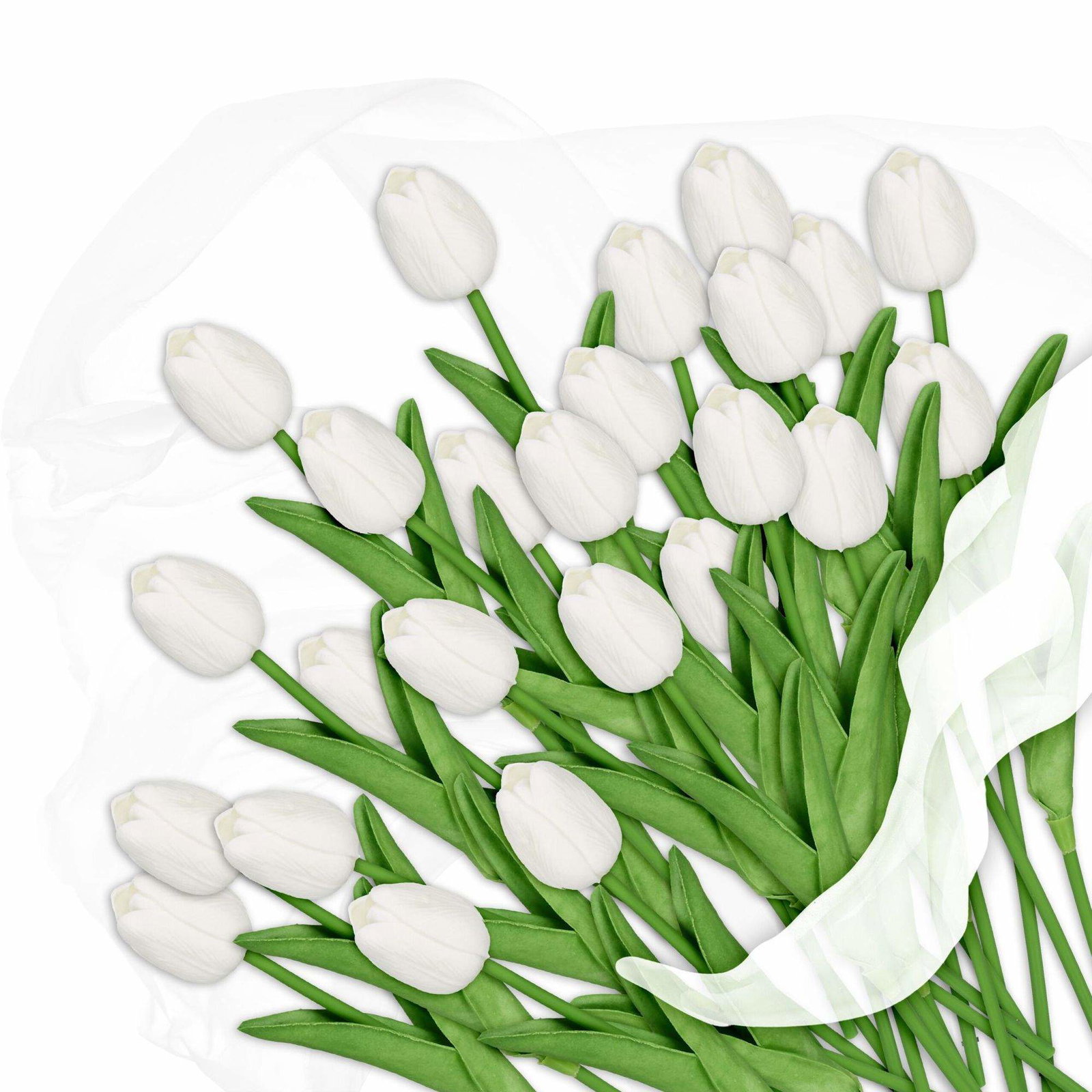Kunstige tulipaner, 24-pak