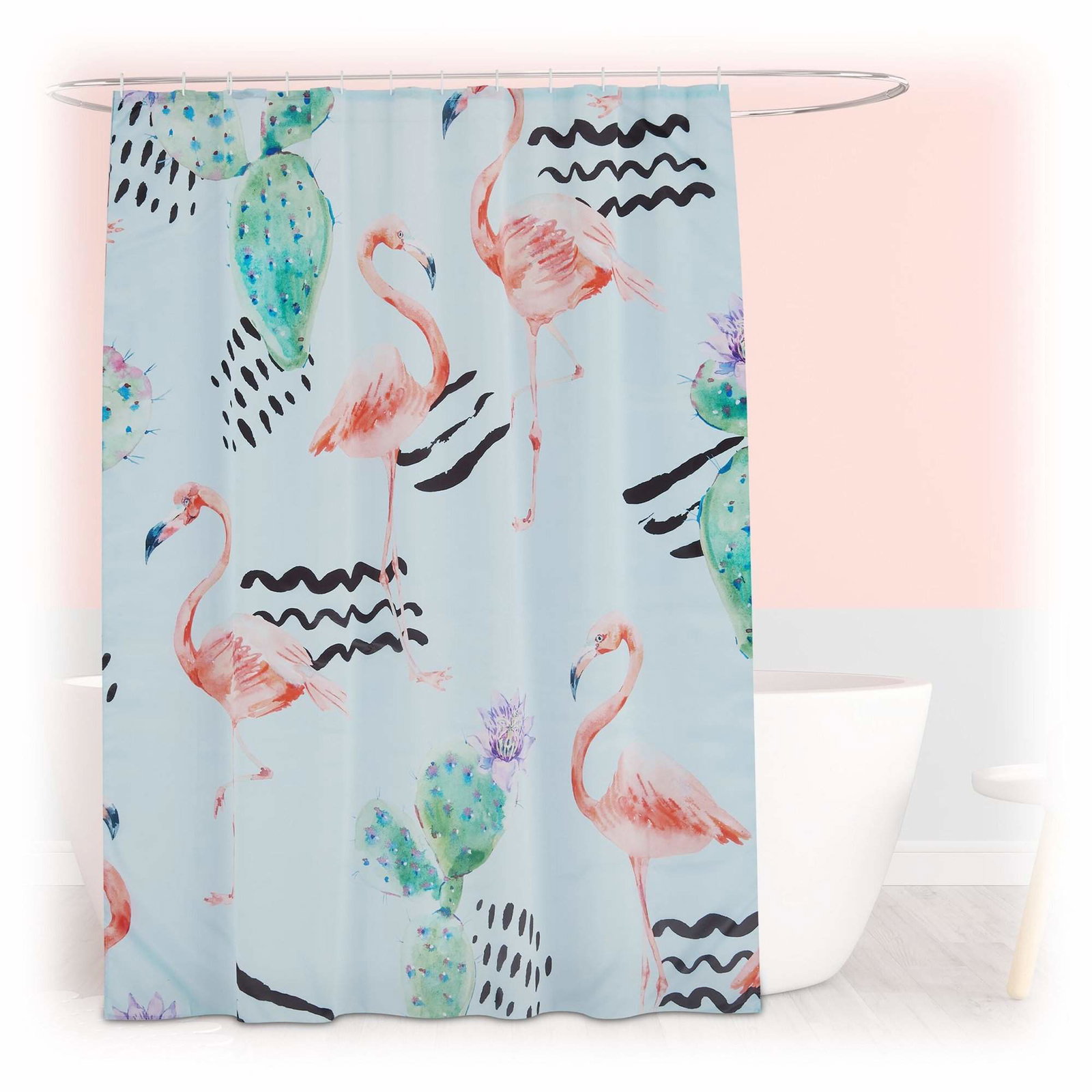 Duschdraperi 180x200 cm med motiv | Hem & Hobby - Hem & Hushåll - Badrum - Duschdraperi | Pryloteket