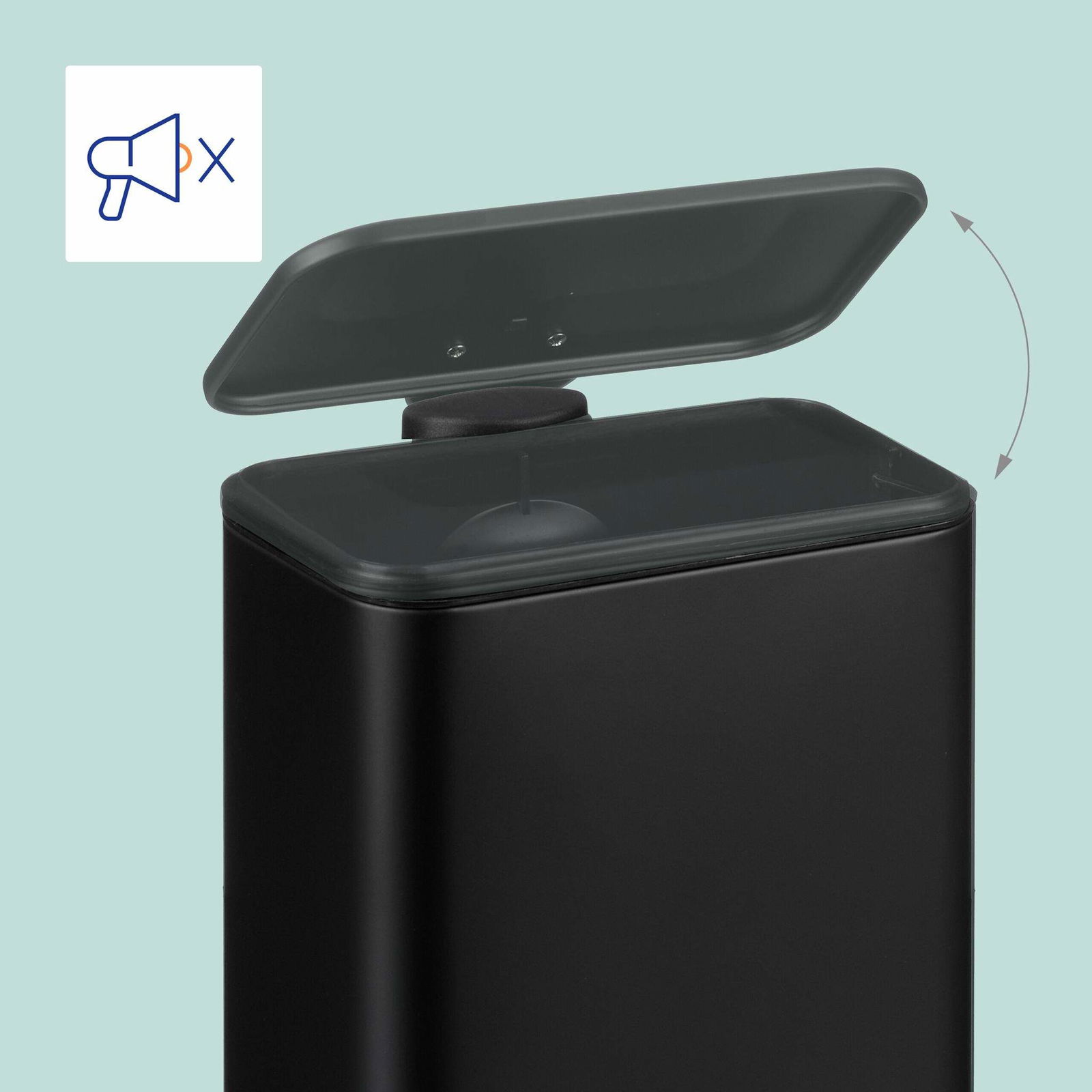 Badeværelsesaffaldsbeholder 5 l Softclose