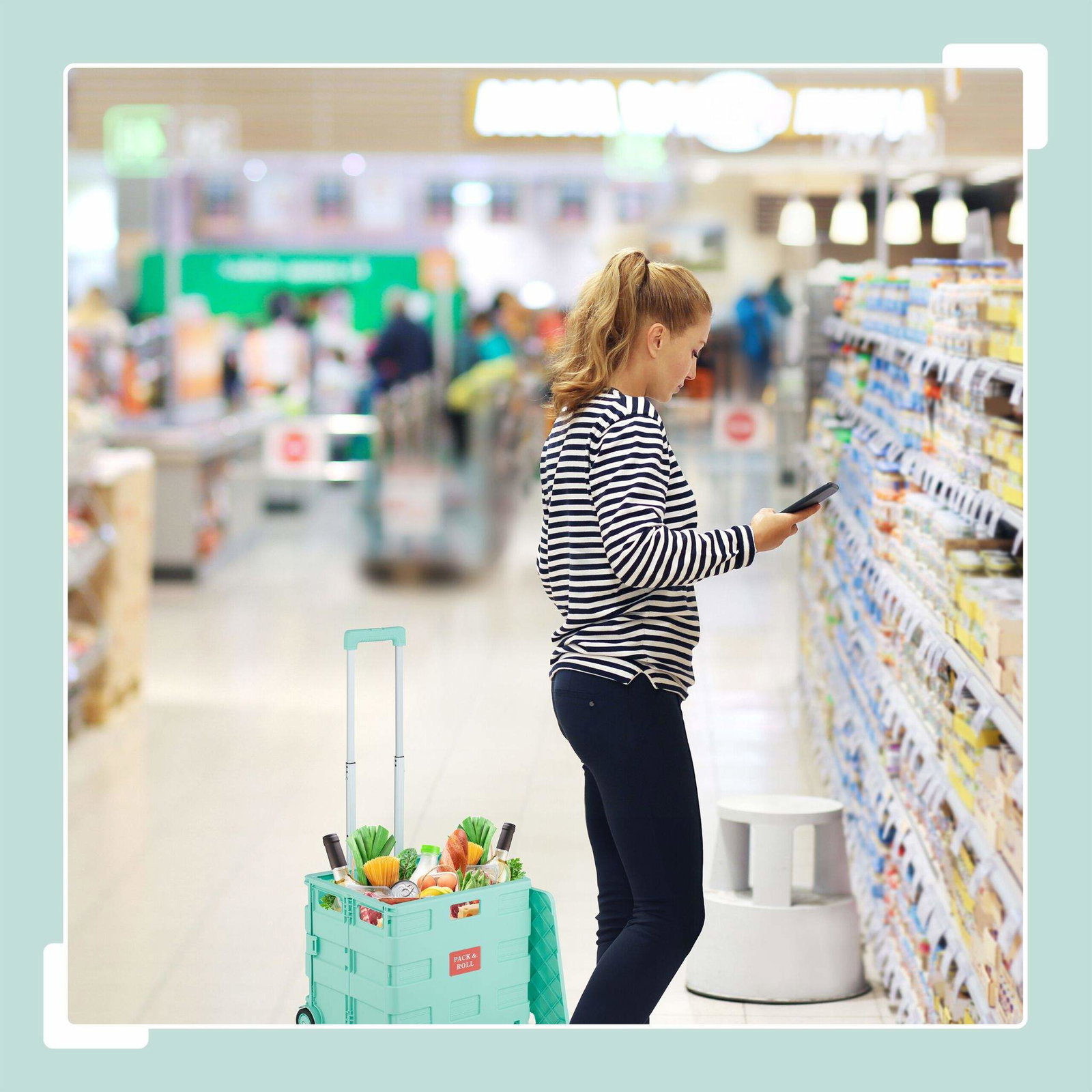 Shoppingvagn med lock | Hem & Hobby - Hem & Hushåll - Tvätt | Pryloteket