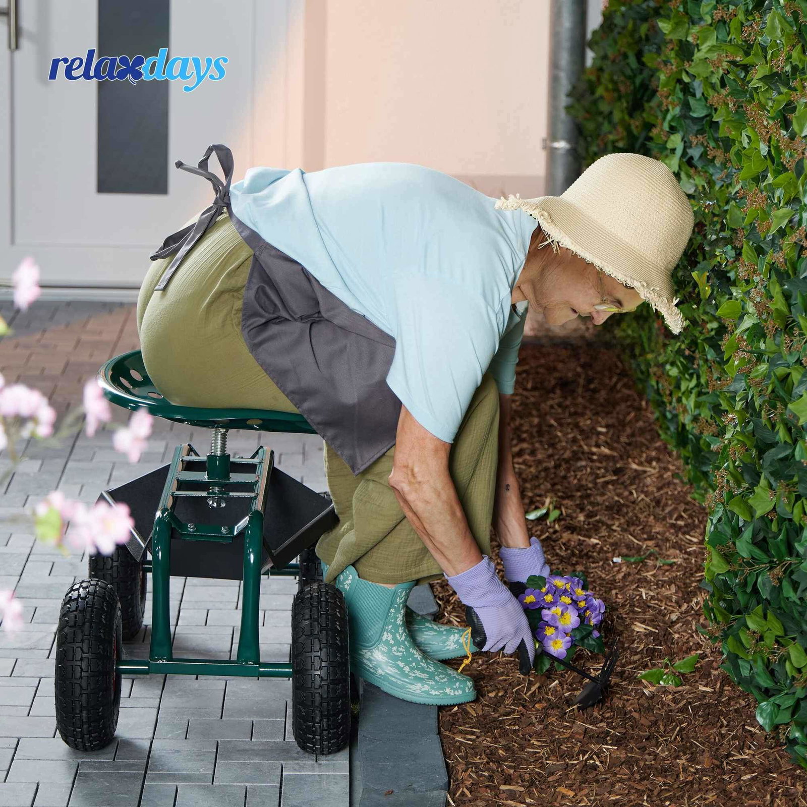 Mobil trädgårdssits med förvaring | Elektronik - Tillbehör Mobil & Surfplatta - Mobiltillbehör - Mobilkablar - Tillbehör | Pryloteket