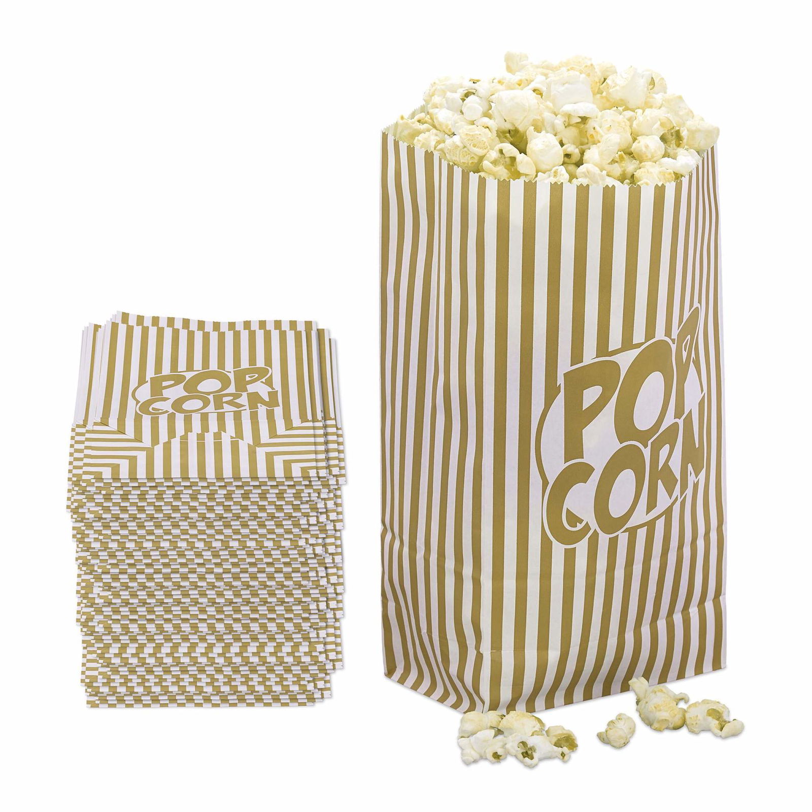 Retro popcorn kegle 144-pak