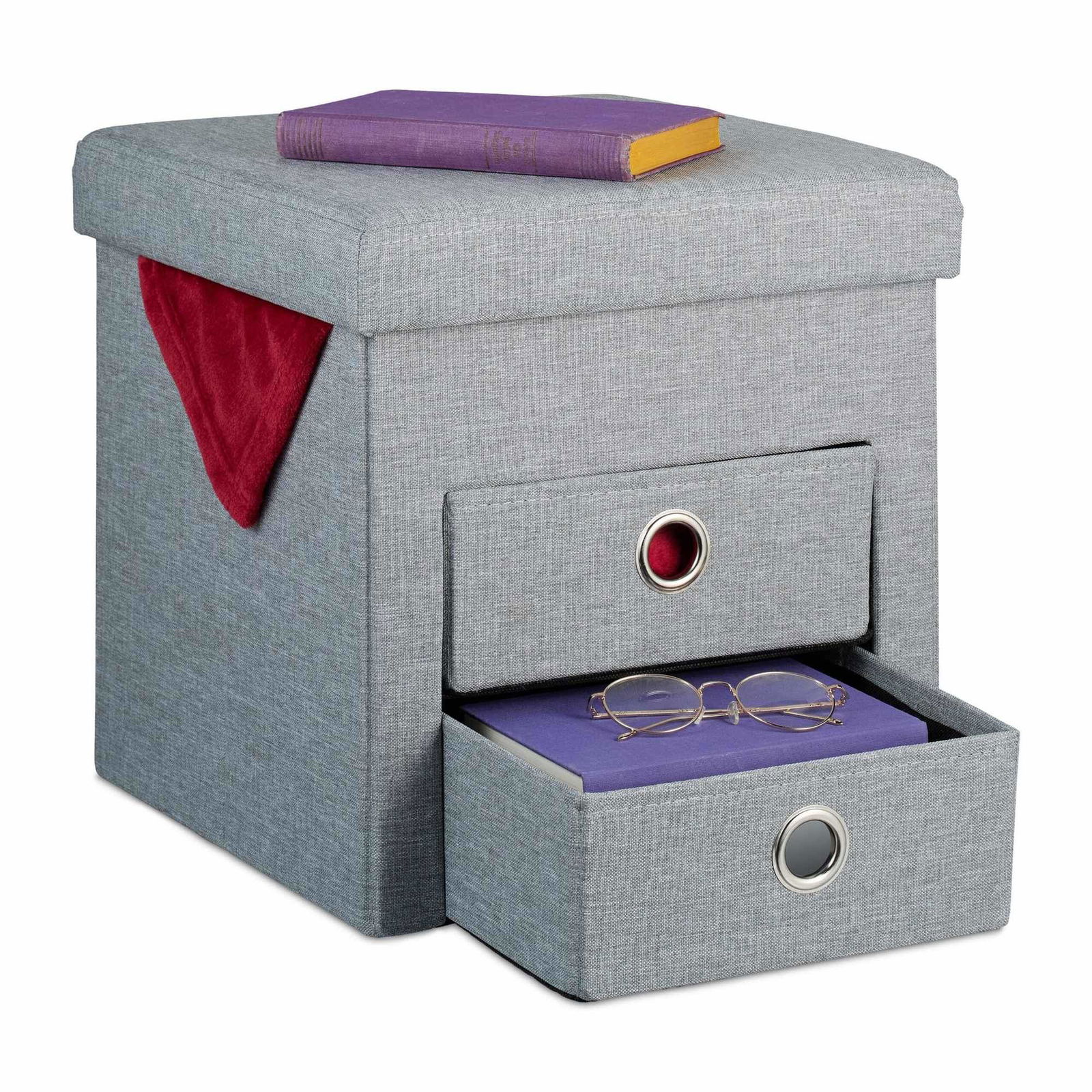 Palle med opbevaring 2 skuffer