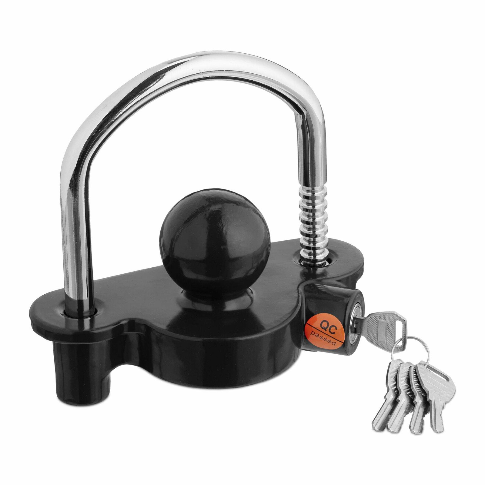 Släplås med 5 nycklar | Elektronik - Tillbehör Mobil & Surfplatta - Mobiltillbehör - Mobilkablar - Tillbehör | Pryloteket