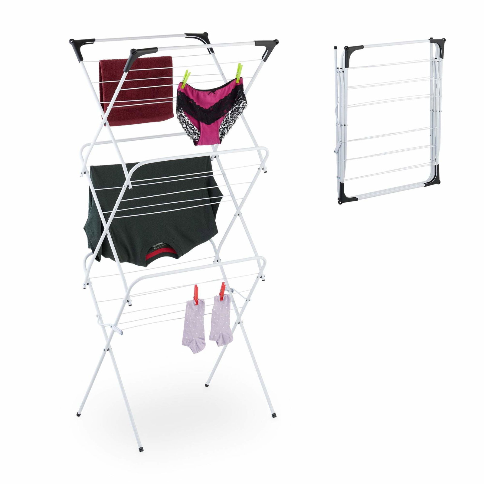 Klädhäst för hopfällbar torn | Mode & Accessoarer - Kläder - Underkläder | Pryloteket