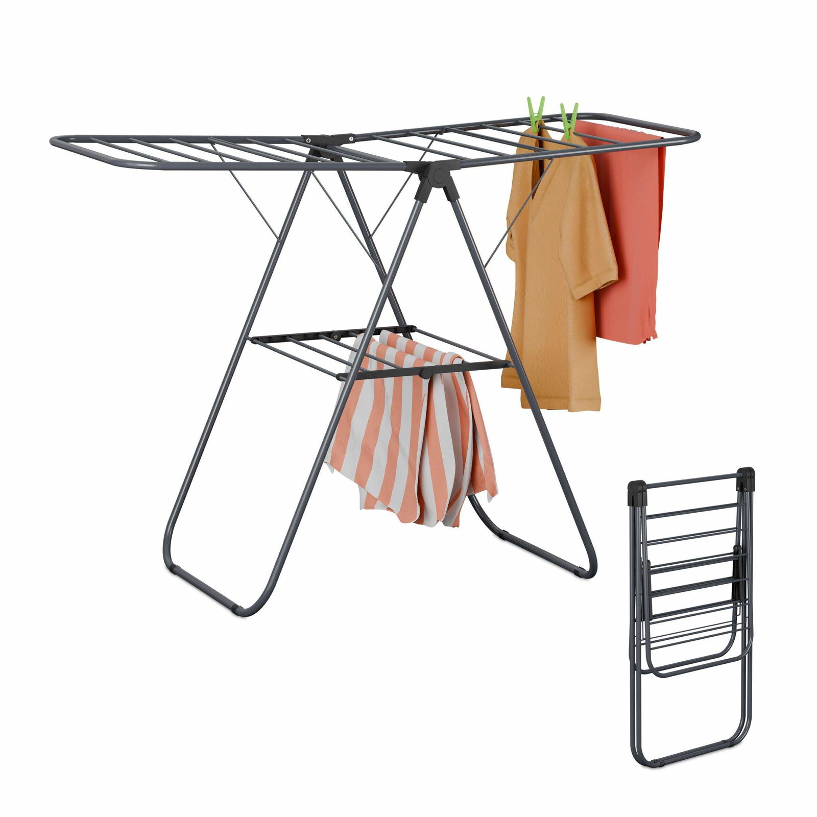 Hopfällbar klädhäst med vingar | Mode & Accessoarer - Kläder - Underkläder | Pryloteket