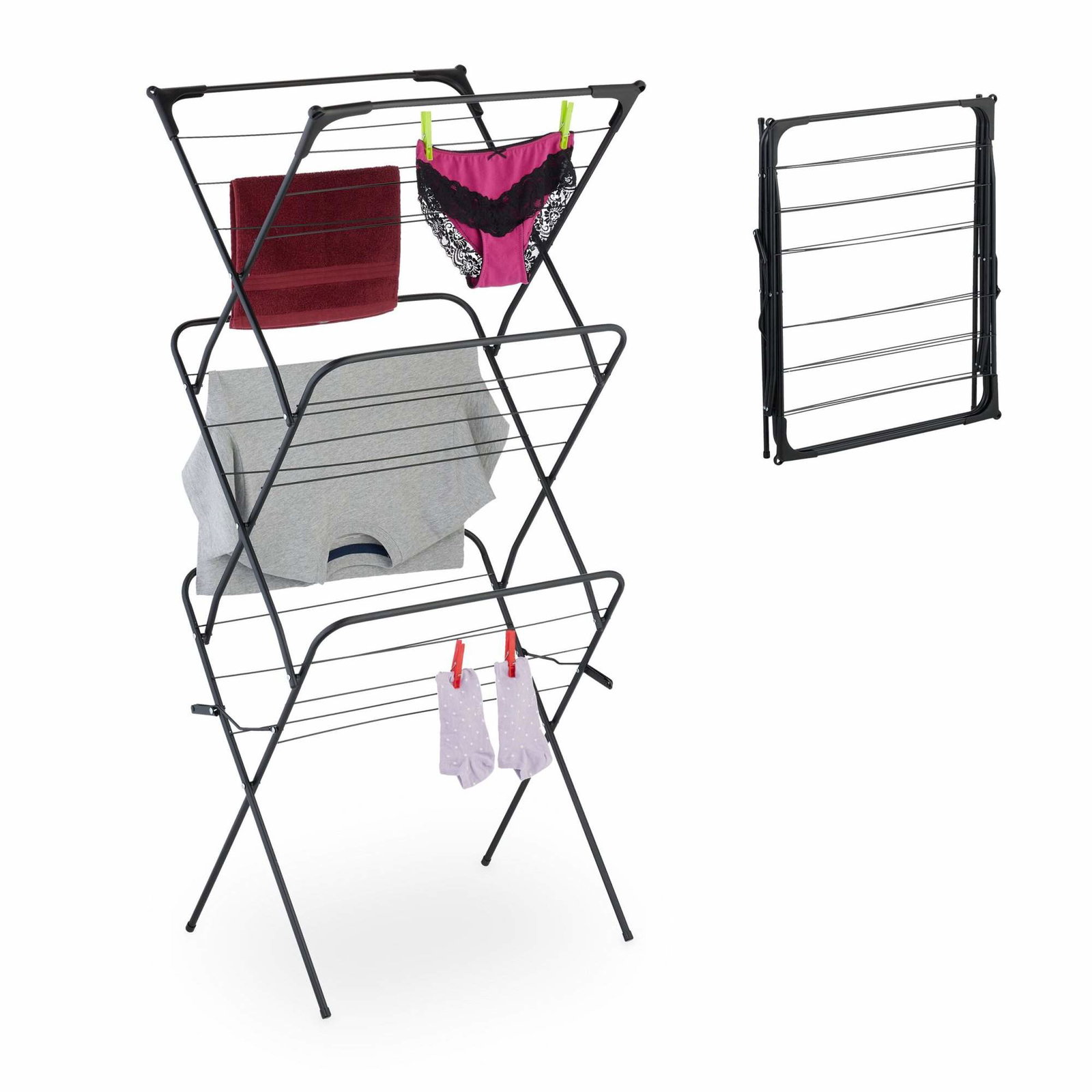 Klädhäst för hopfällbar torn | Mode & Accessoarer - Kläder - Underkläder | Pryloteket