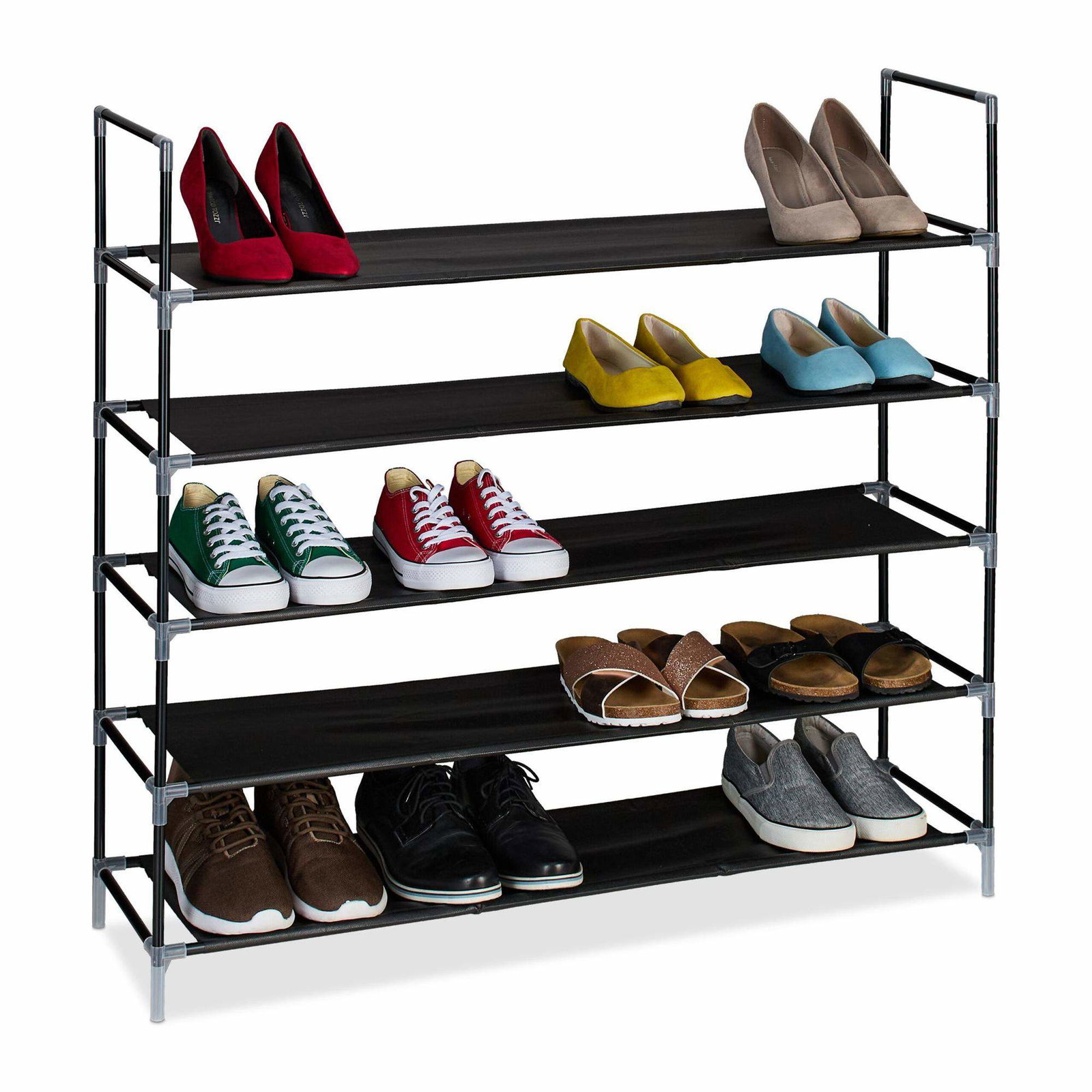 Skohylla med tygnivåer 1 m | Hem & Hobby - Hem & Hushåll - Sovrum | Pryloteket