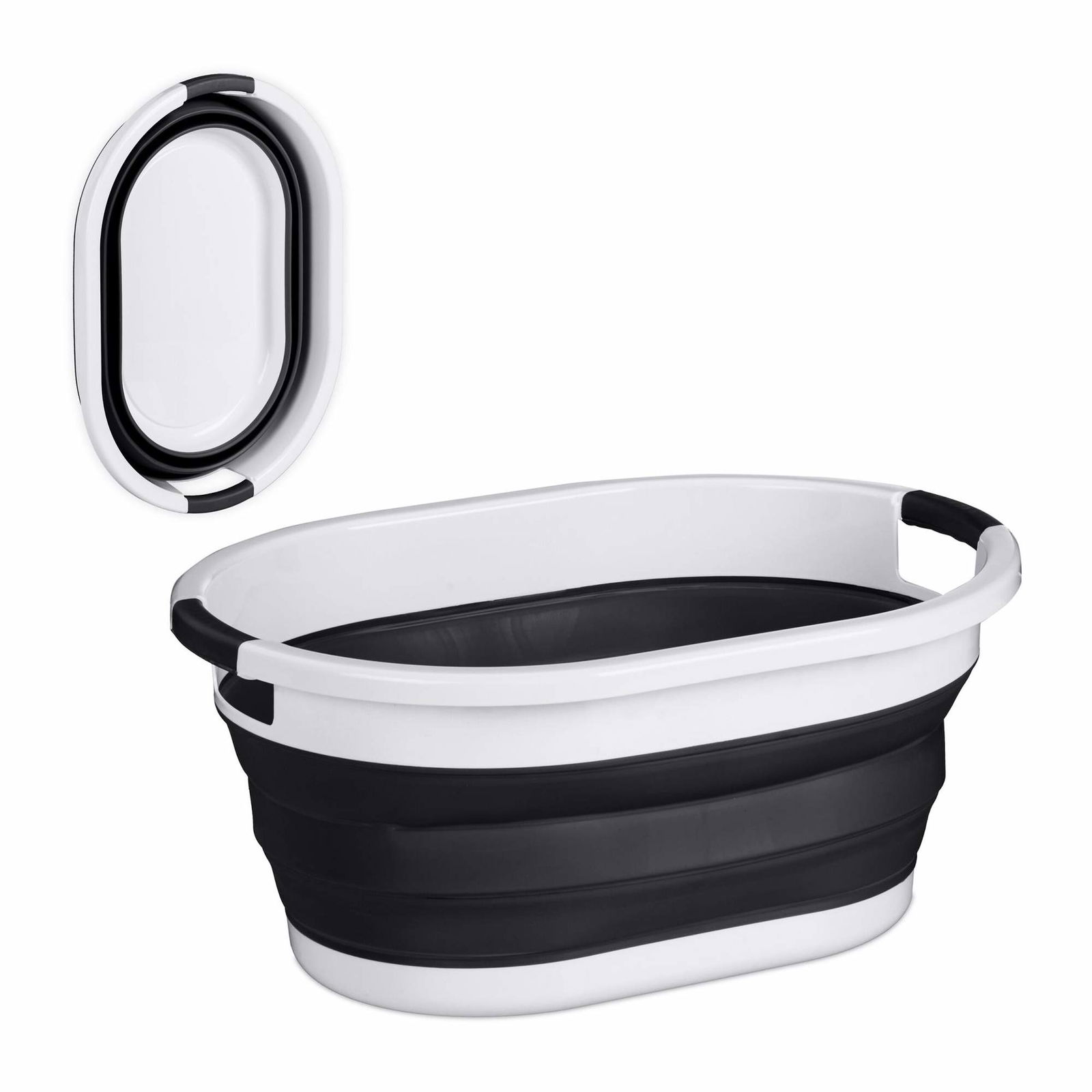 Sammenklappelig vasketøjskurv 36 liter