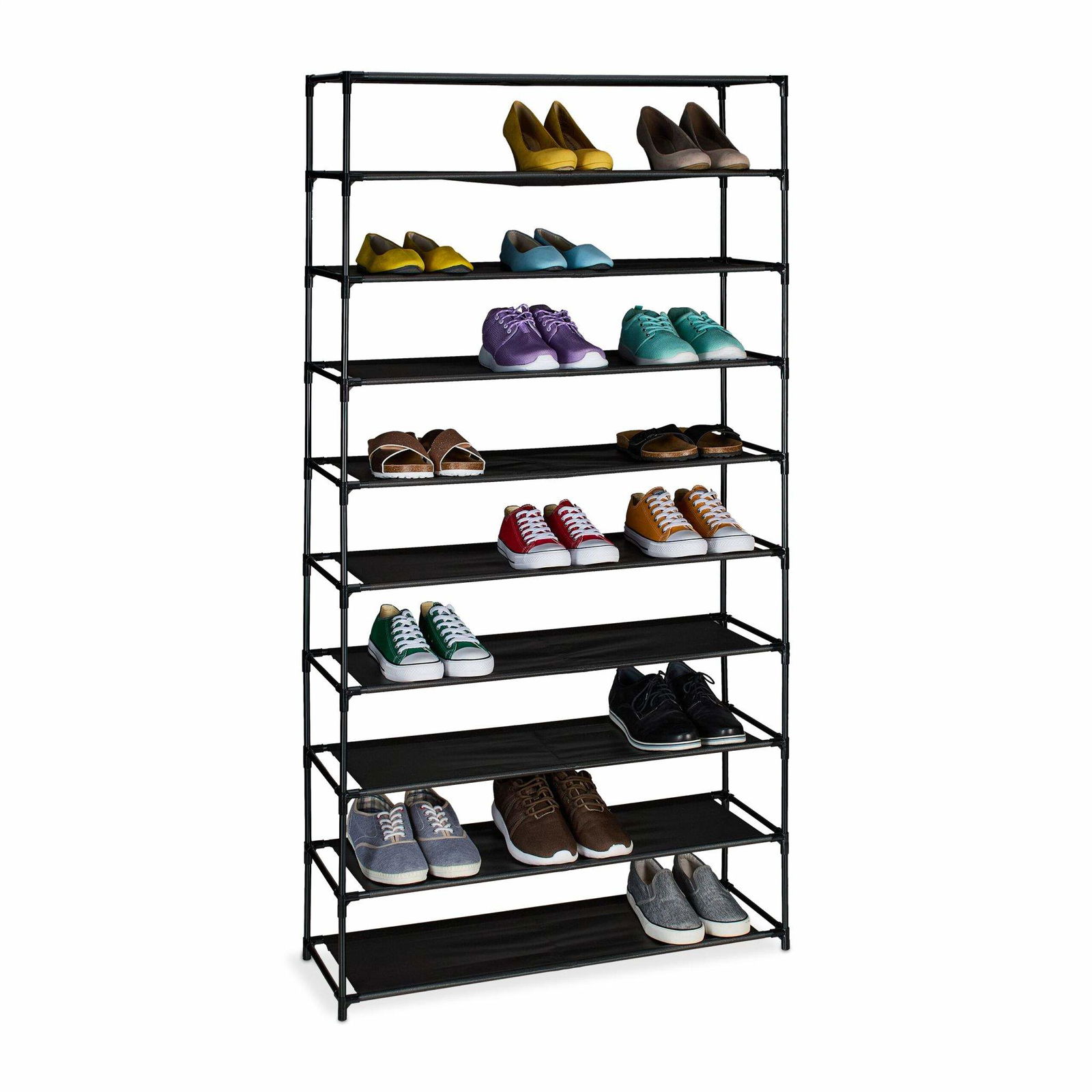 Skohylde med stofniveauer