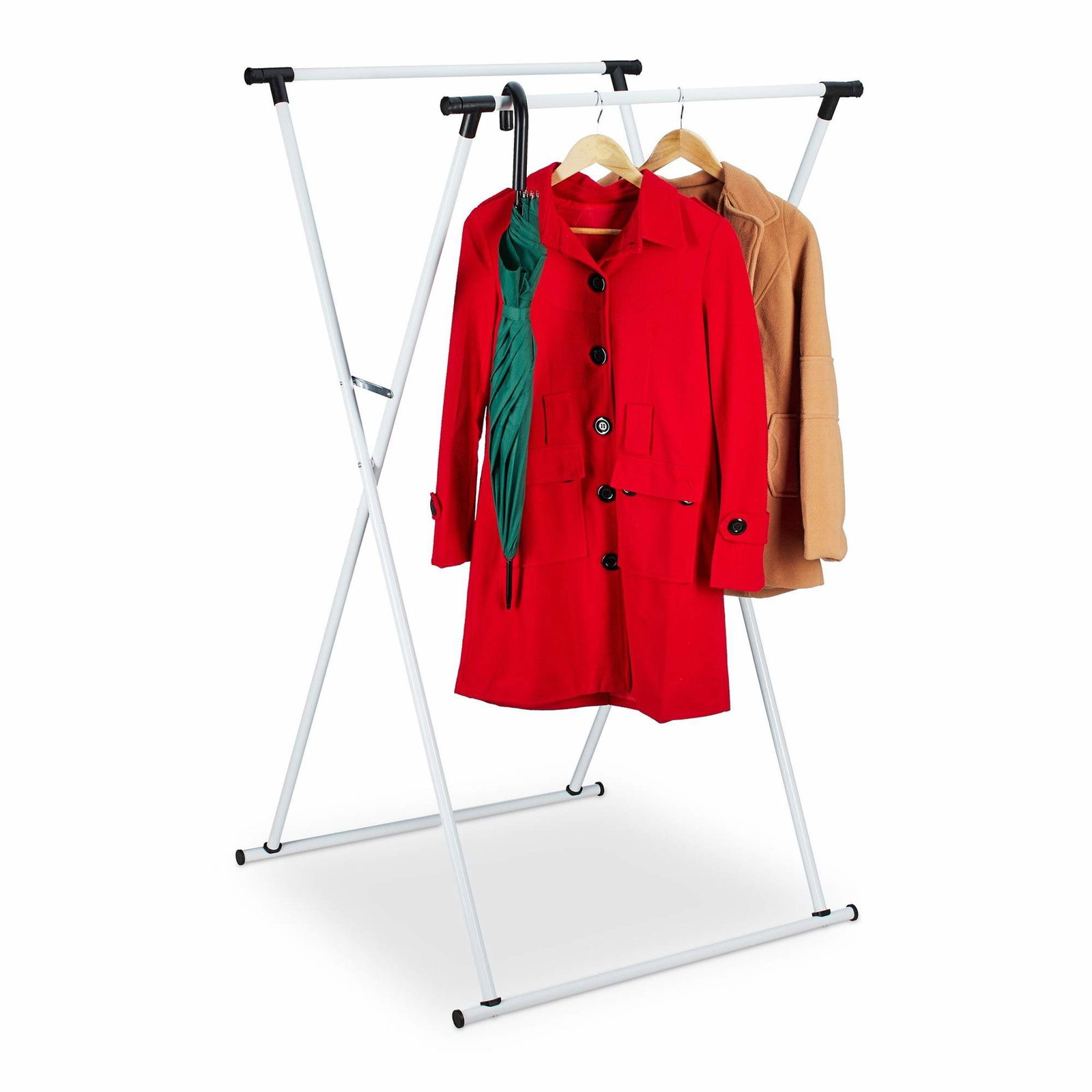 Klädhängare infällbar metall | Mode & Accessoarer - Kläder - Klänningar | Pryloteket