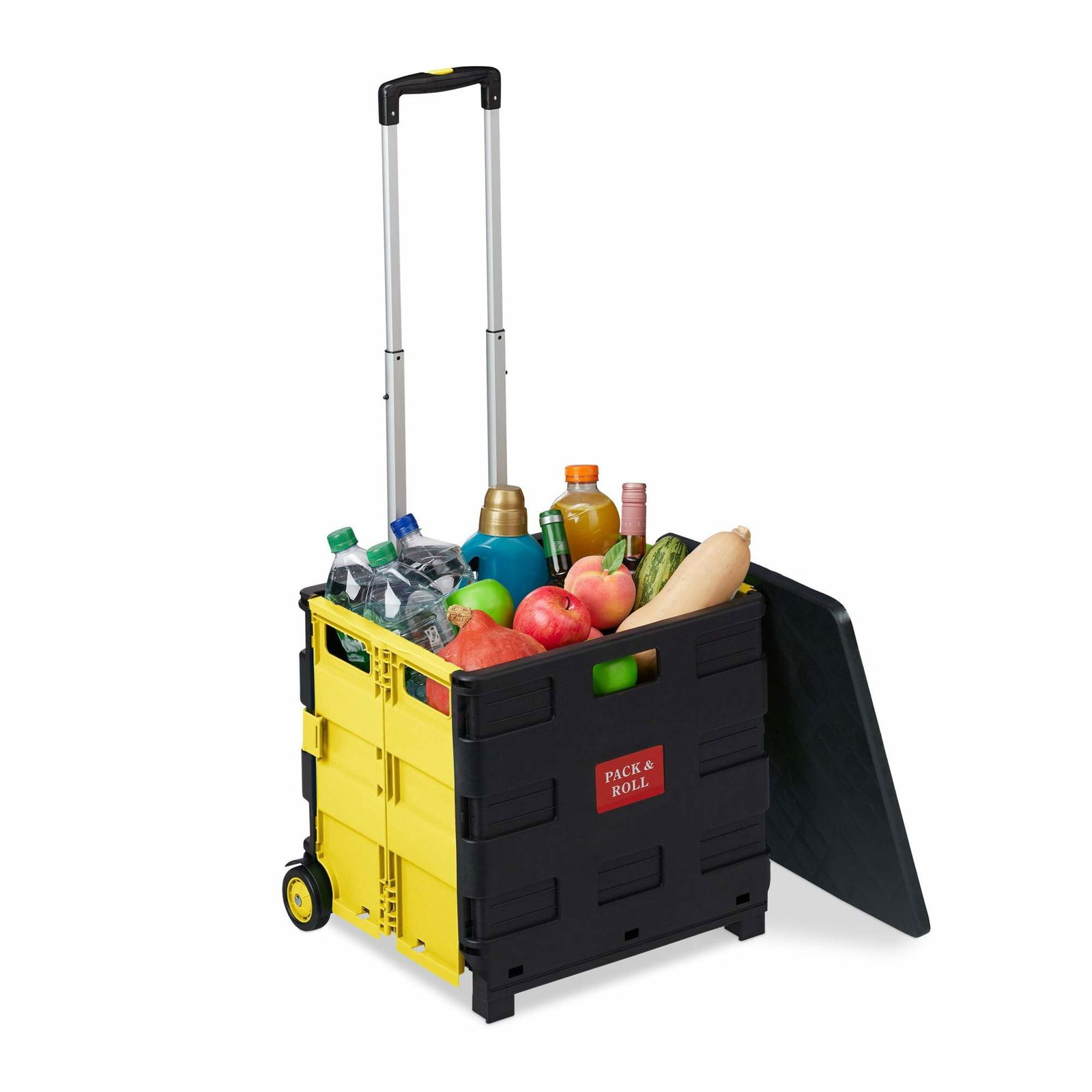 Sammenklappelig indkøbsvogn