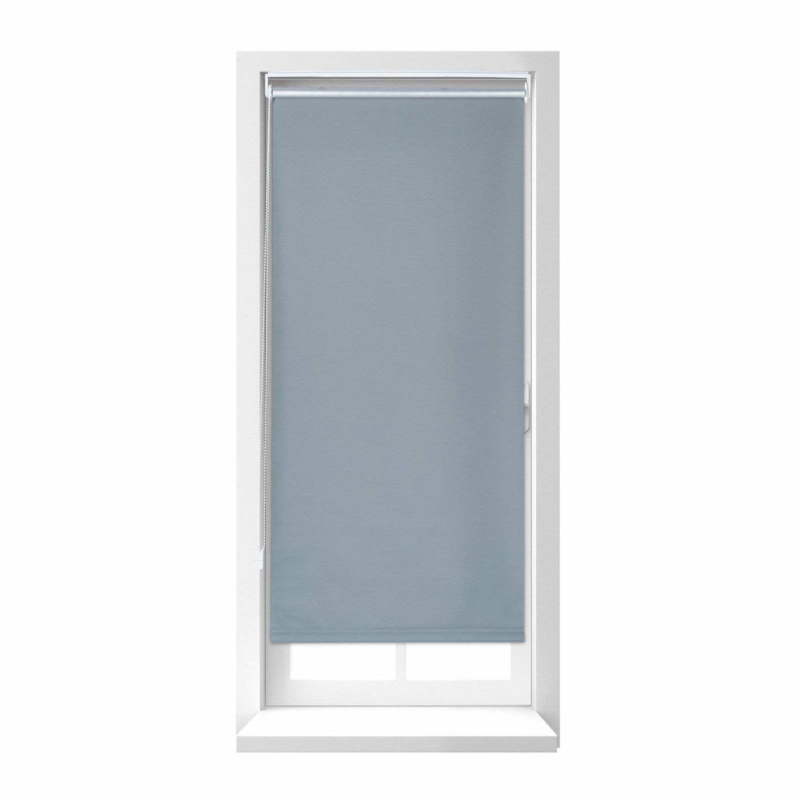 Grå termisk rullegardin 220 cm lang