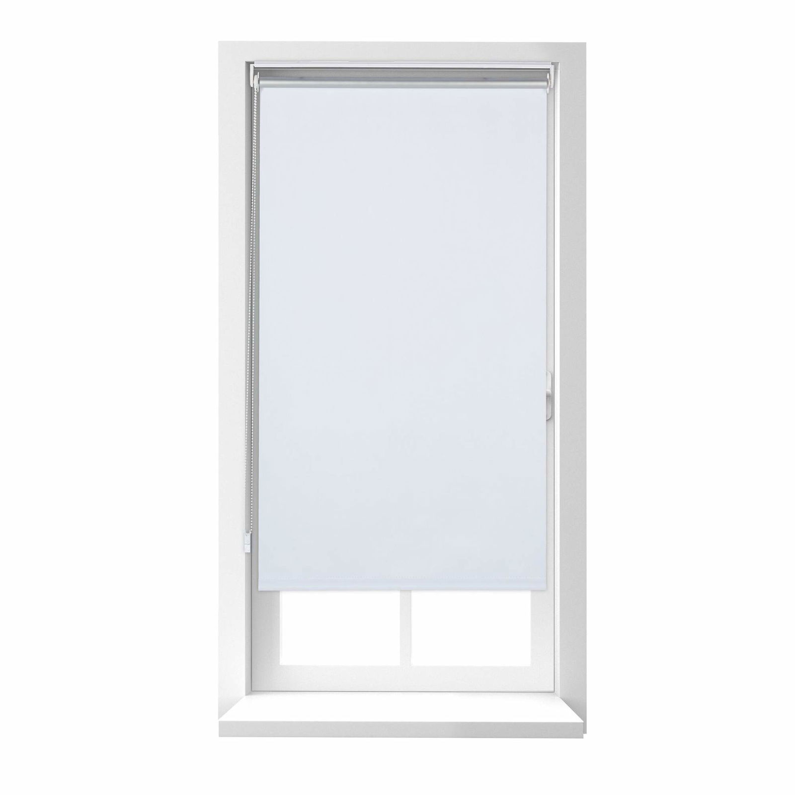 Hvidt termisk rullegardin 220 cm langt