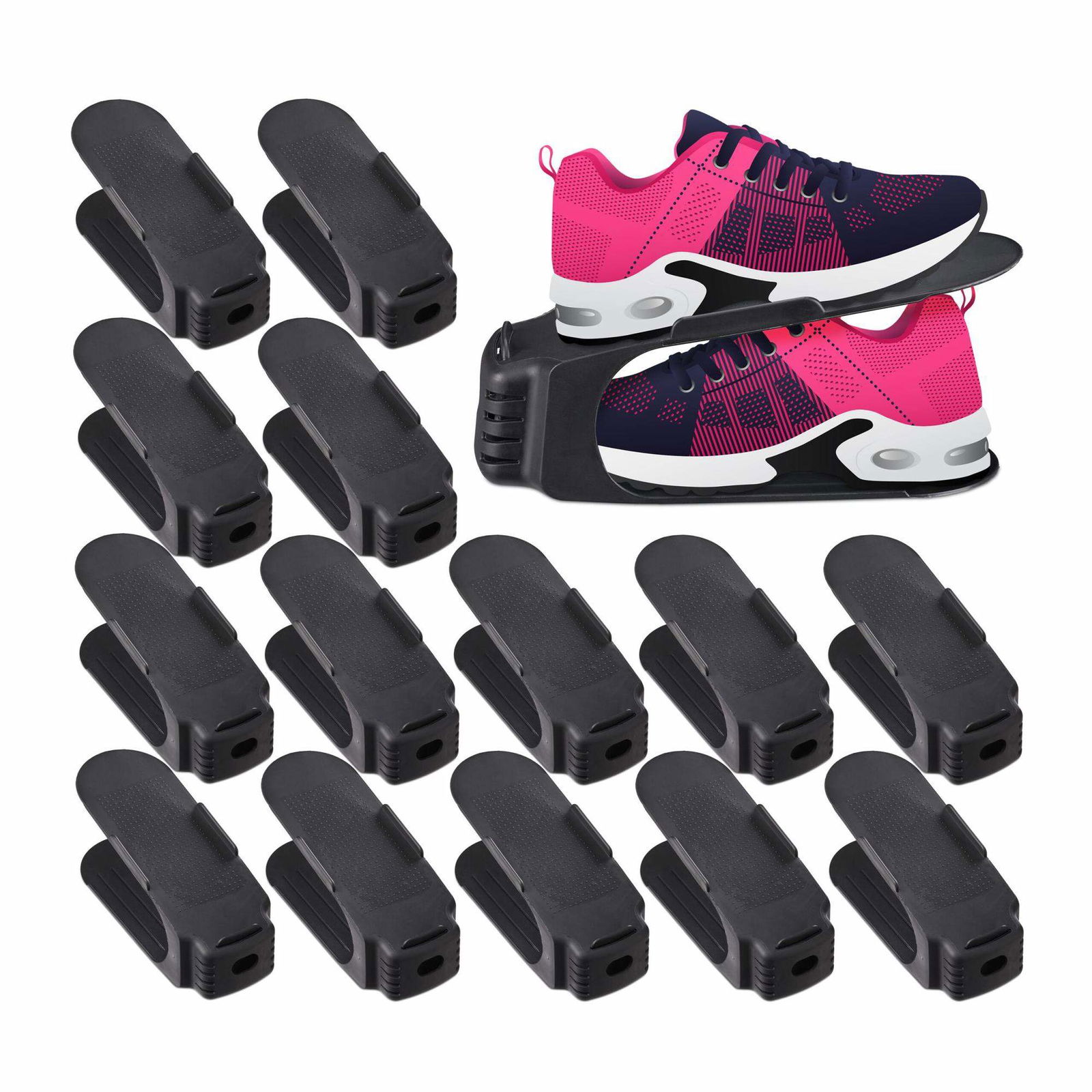 Sæt med 15 skohylder