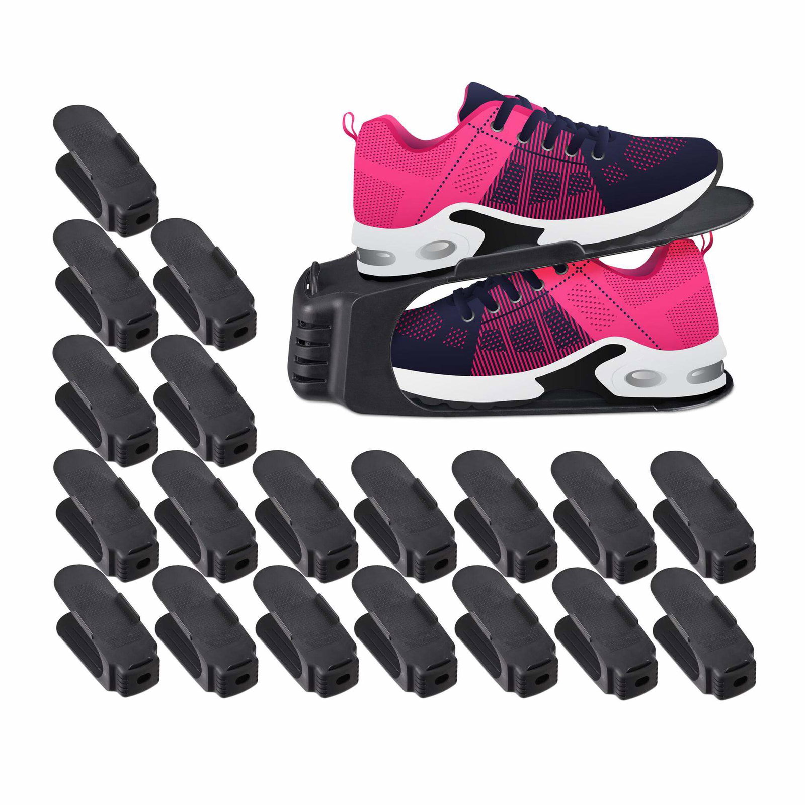 Set med 20 skohyllor | Mode & Accessoarer - Kläder - Skor | Pryloteket