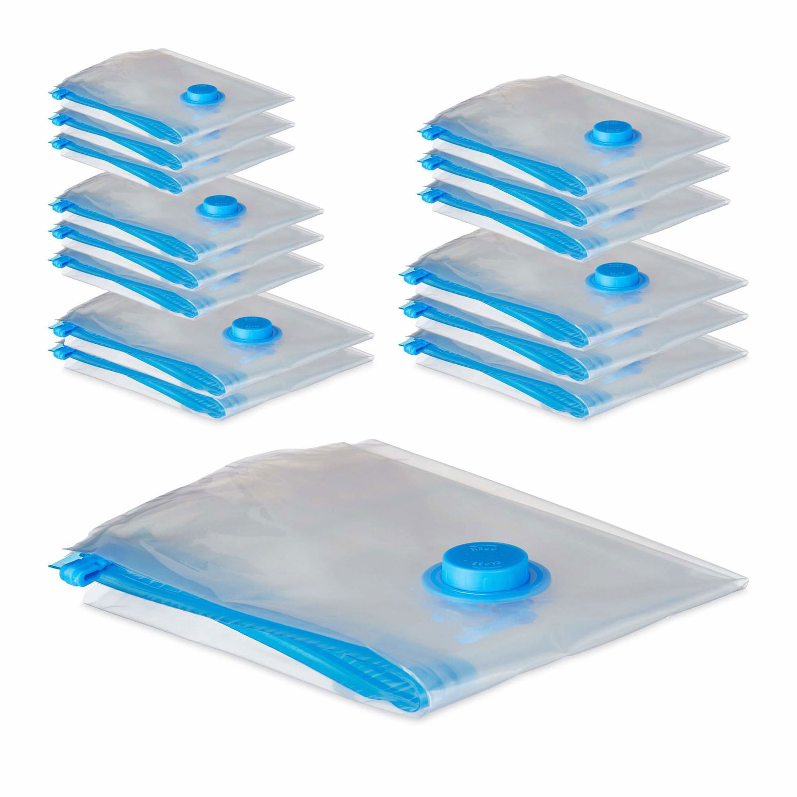 Sæt med 15 vakuumposer til tøj