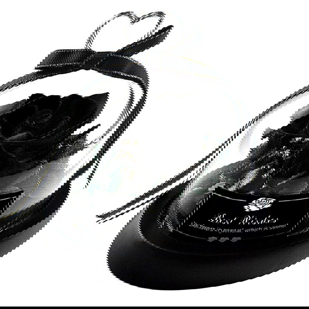 Pieni Ikuisuus Ruusu - Musta