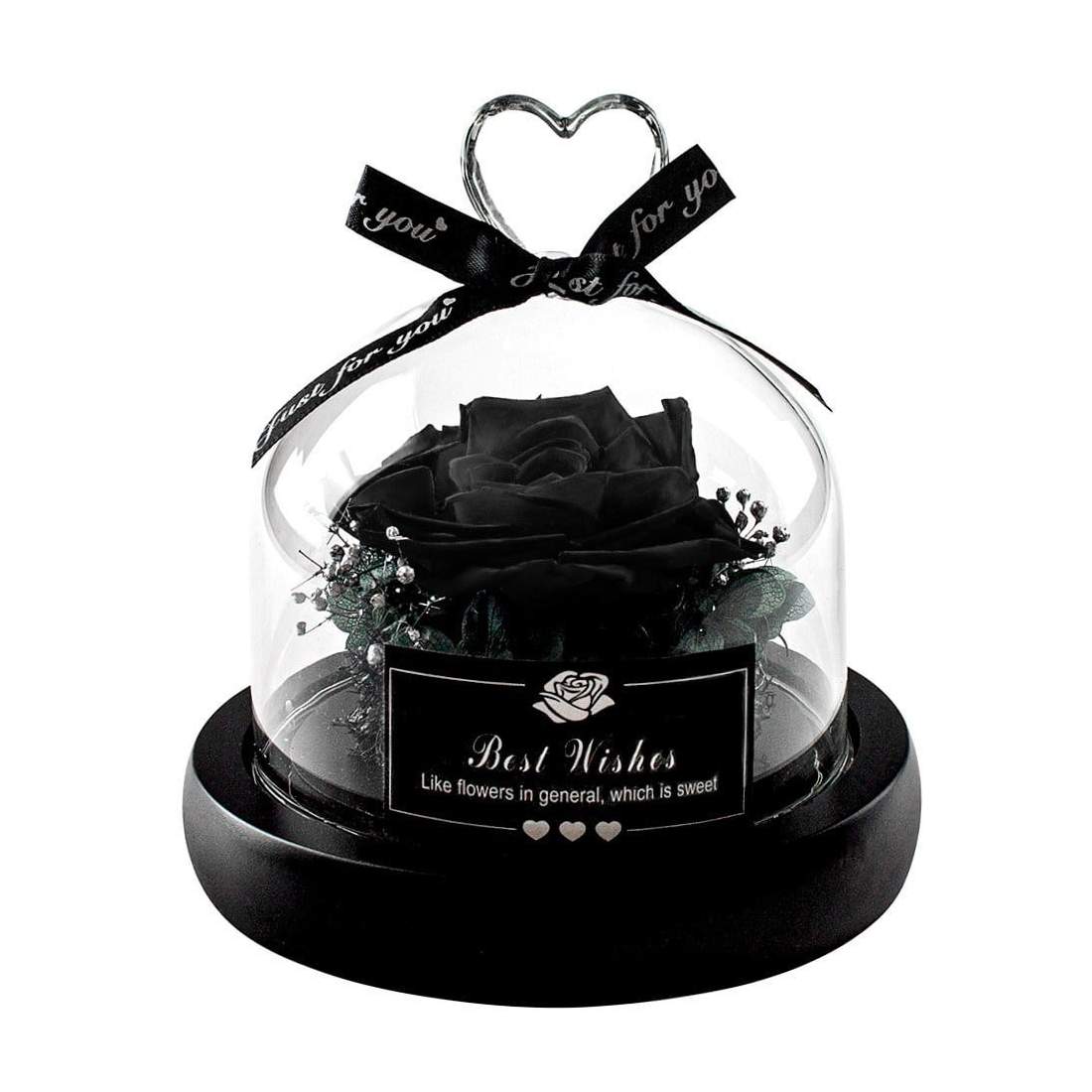 Liten Evighetsros - Svart | Hem & Hobby - Hem & Hushåll - Inredning & Dekoration - Evighetsrosor | Pryloteket