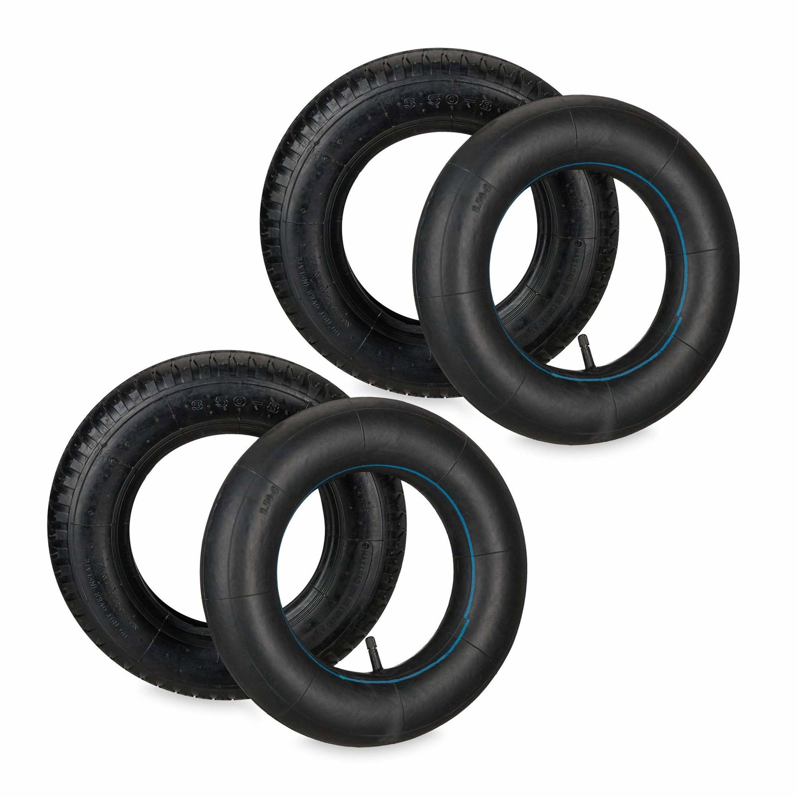 Skottkärra hjul set om 2 med slang | Hem & Hobby - Hem & Hushåll - Trädgårdsartiklar - Skottkärror - Skottkärrehjul | Pryloteket