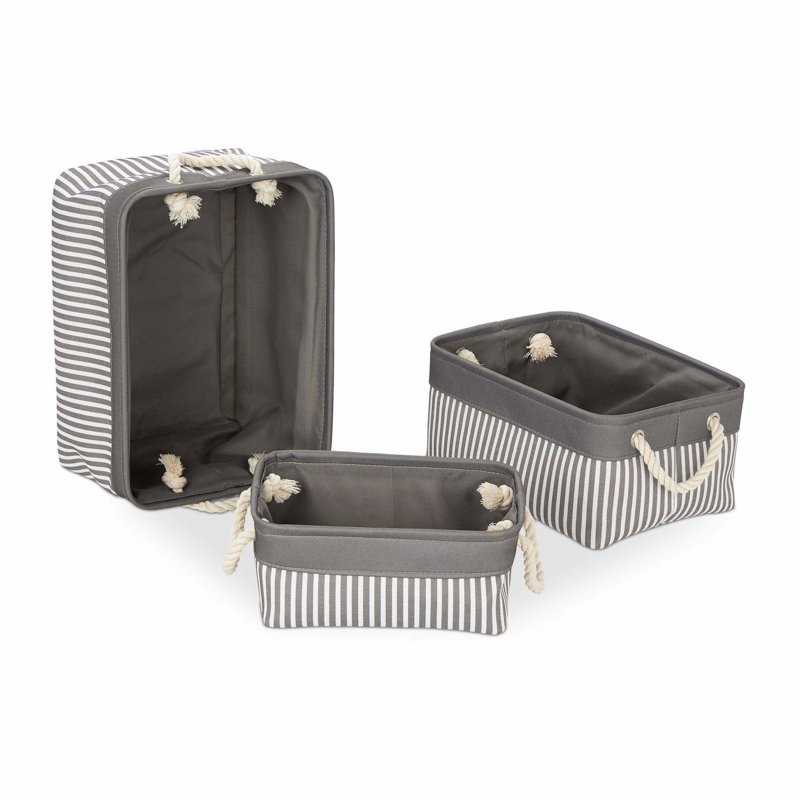 Opbevaringskurve 3 størrelser i ét sæt