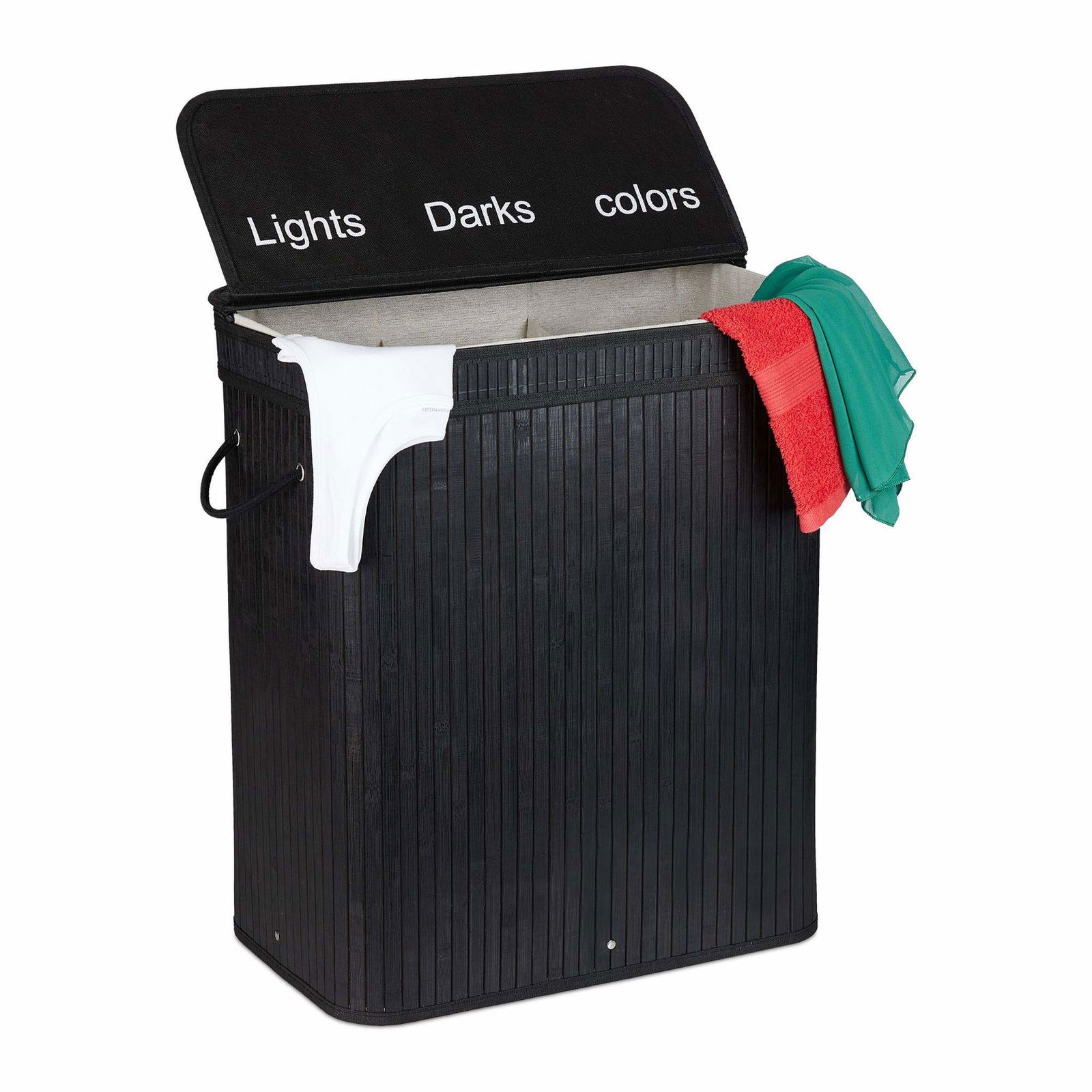 Vasketøjssorterer i bambus