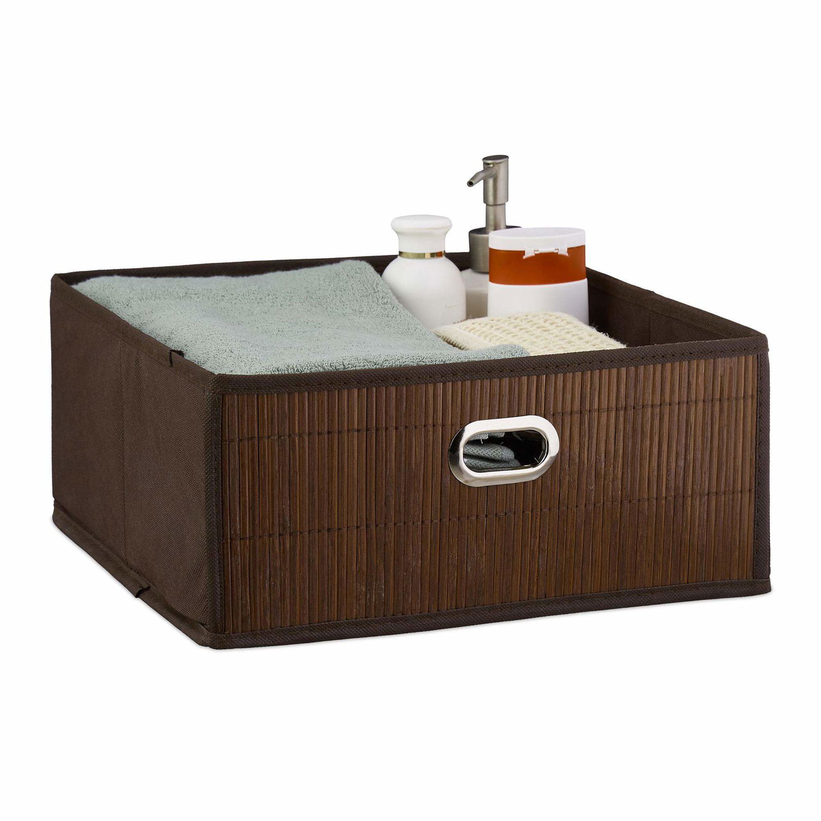 Opbevaringskurv Bamboo Flat