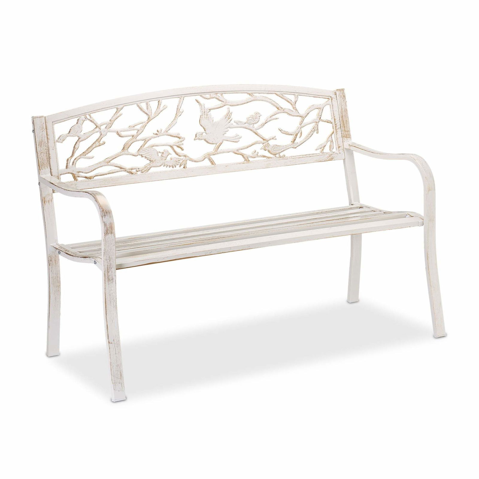 Havebænk i fugledesign