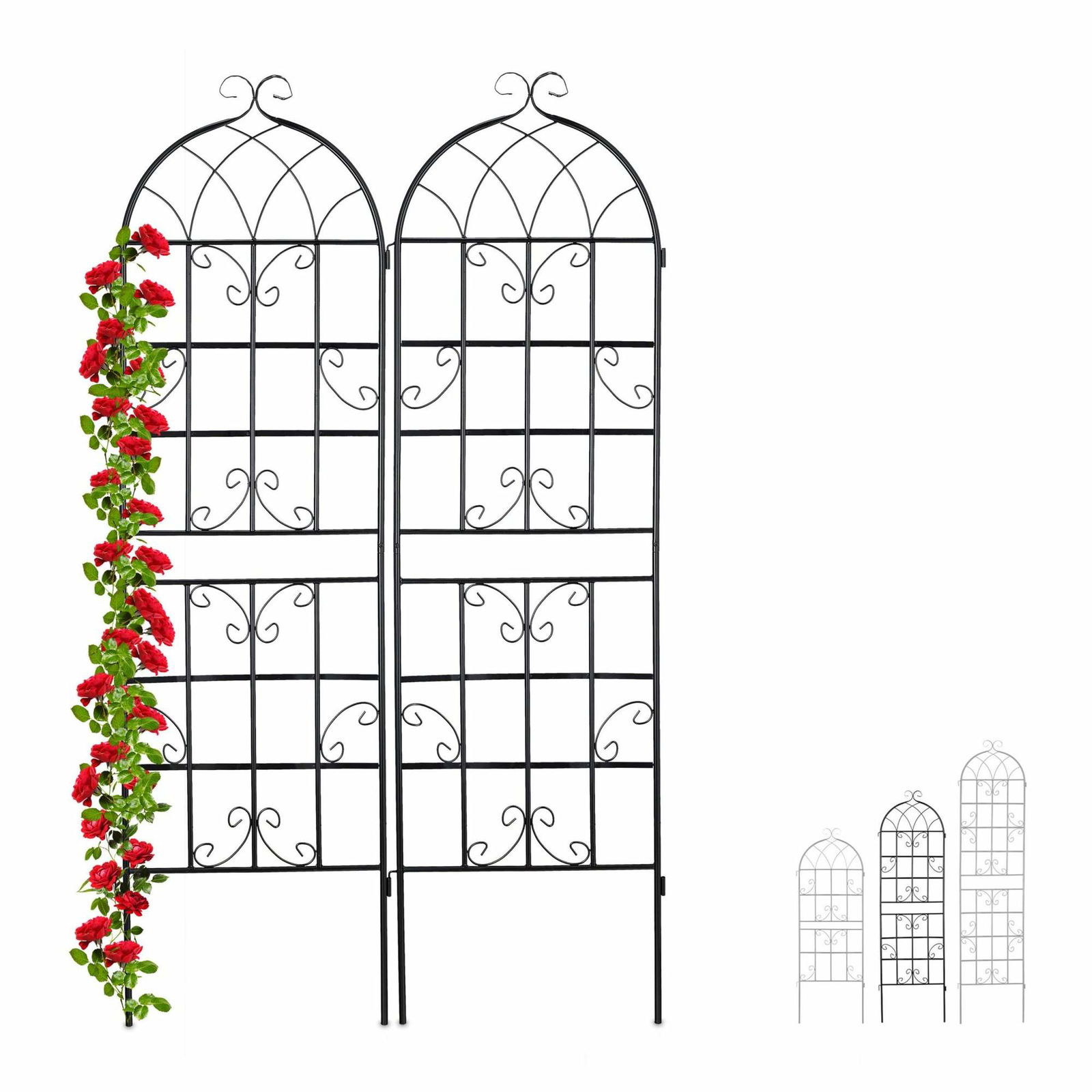 Trellis sæt af 2 i landlig stil