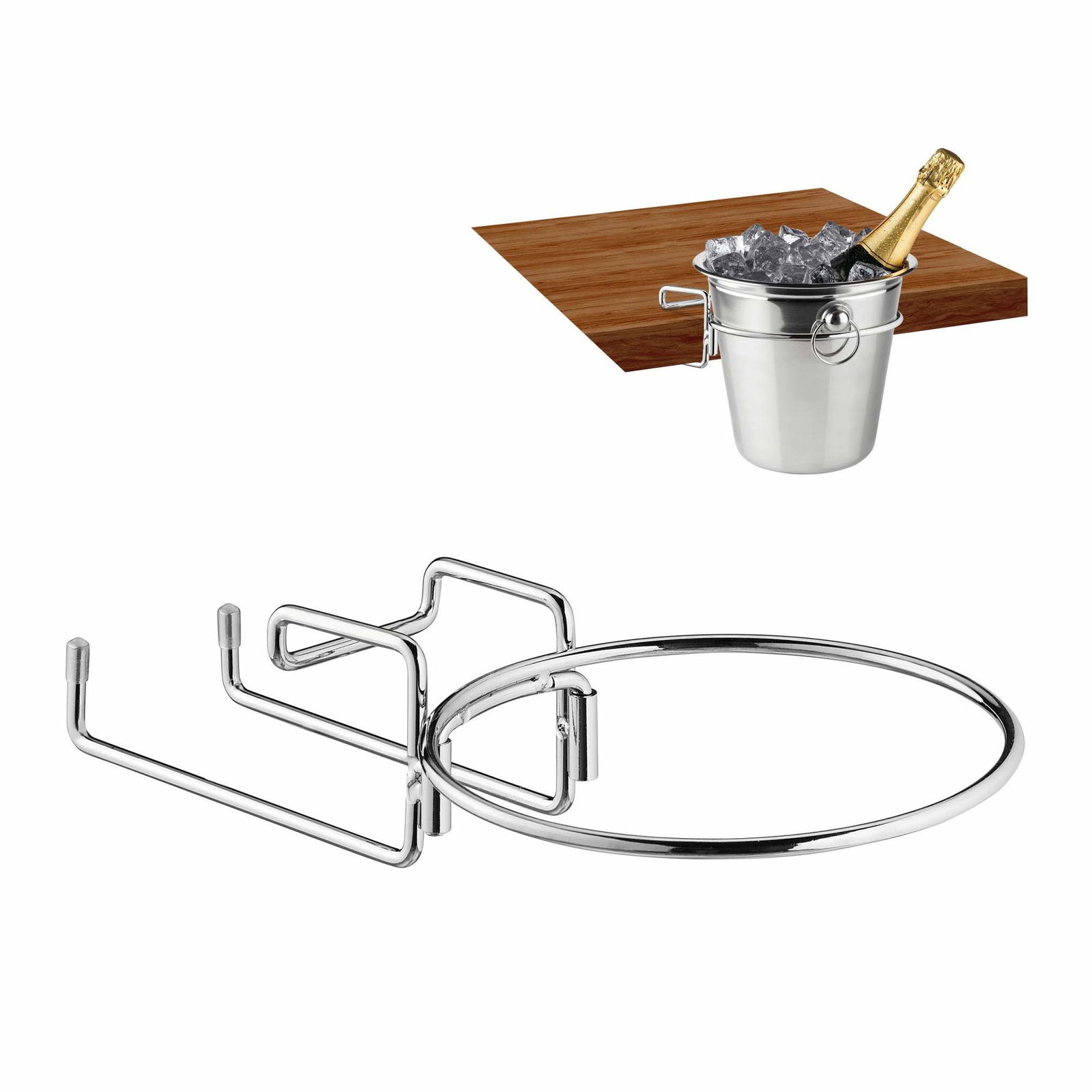 Bordmonteret champagnekøler