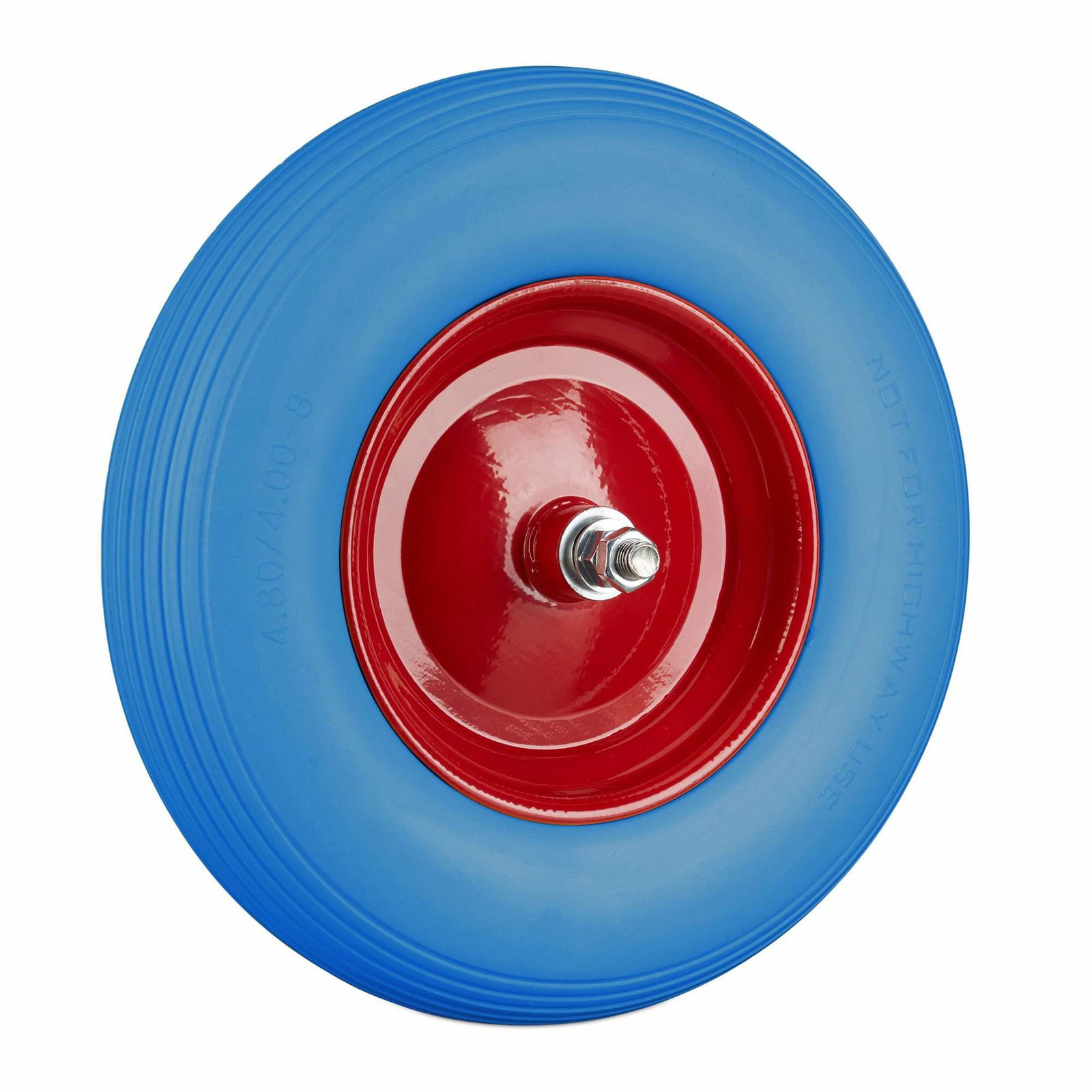 Skottkärrans hjul av massivt gummi med axel | Hem & Hobby - Hem & Hushåll - Trädgårdsartiklar - Skottkärror - Skottkärrehjul | Pryloteket