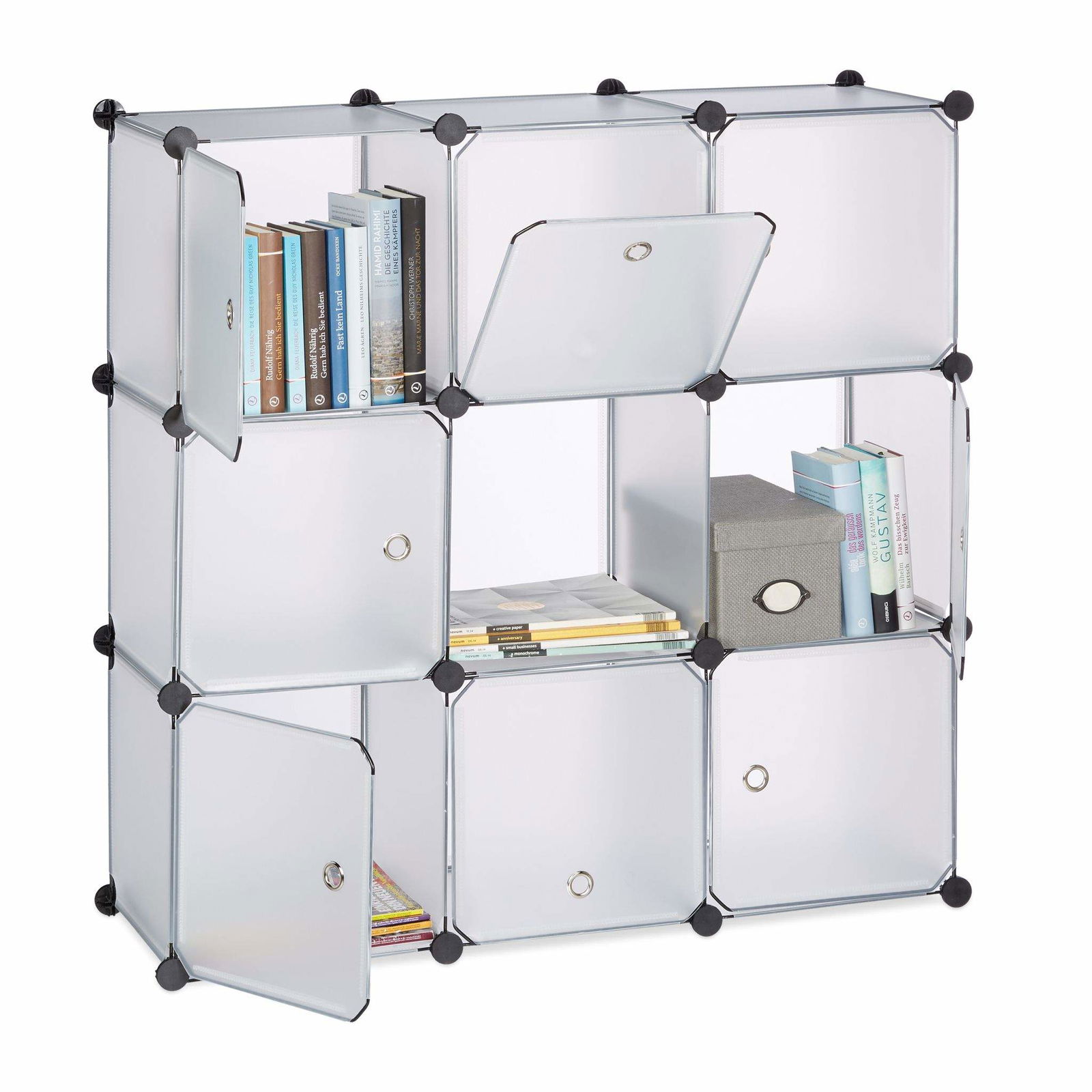 Reolsystem med låger