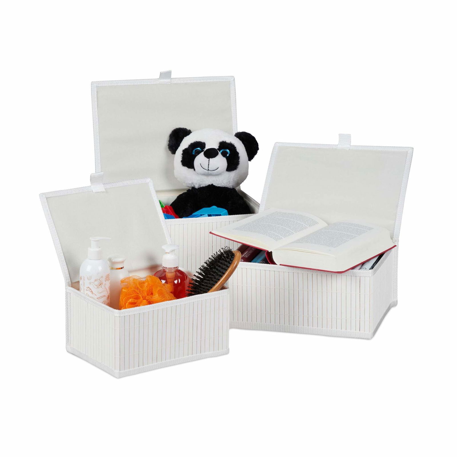 Opbevaringskurve - sæt med 3